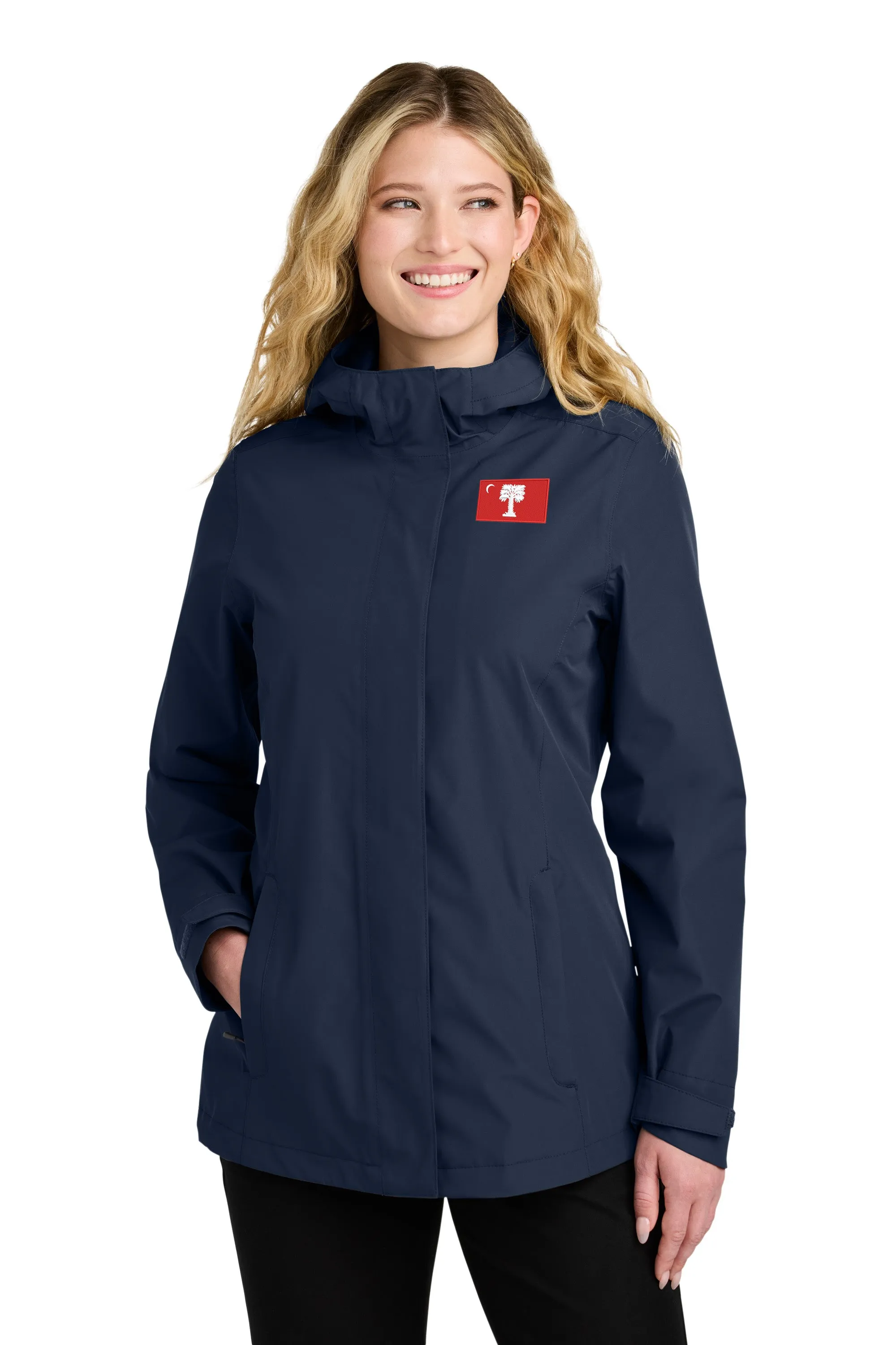 The Citadel, Big Red Flag, Port Authority® Women’s C-FREE® Rain Jacket