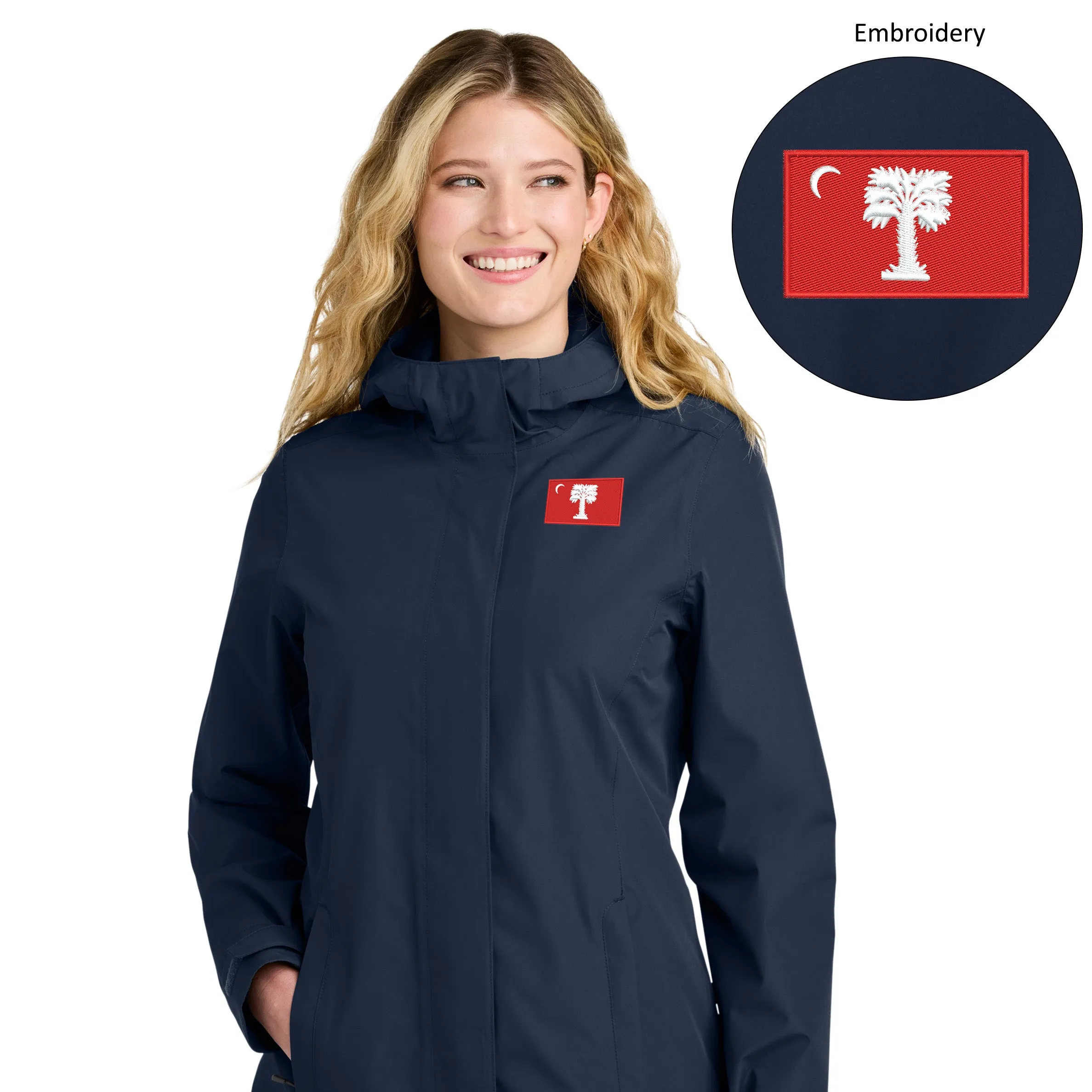 The Citadel, Big Red Flag, Port Authority® Women’s C-FREE® Rain Jacket