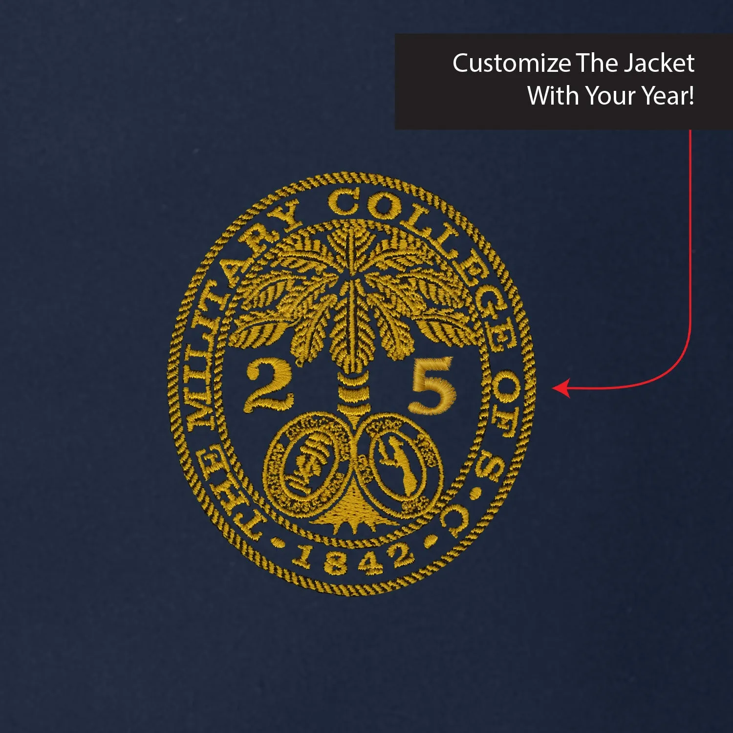 The Citadel, Customizable (Your Year) Ring Bezel Design, Port Authority® C-FREE® Rain Jacket