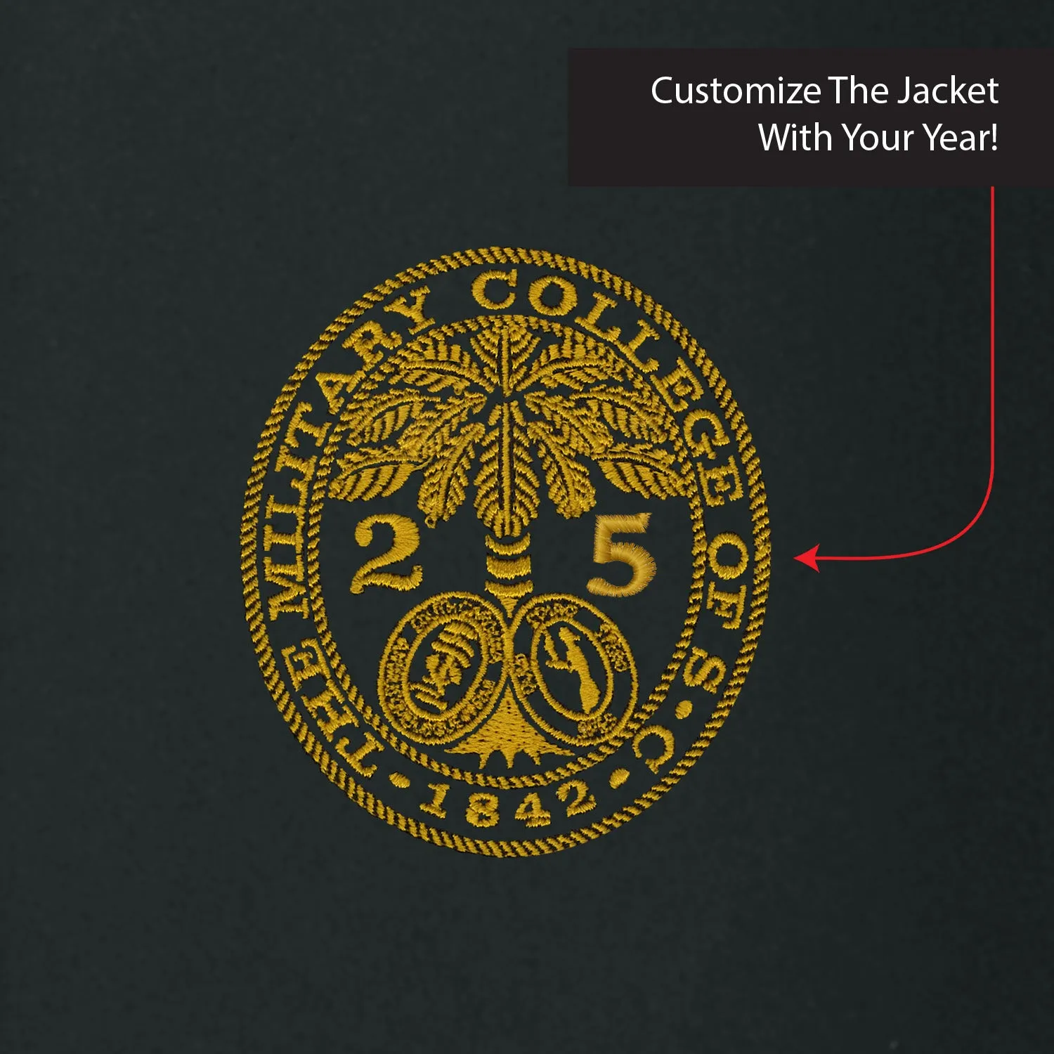 The Citadel, Customizable (Your Year) Ring Bezel Design, Port Authority® C-FREE® Rain Jacket
