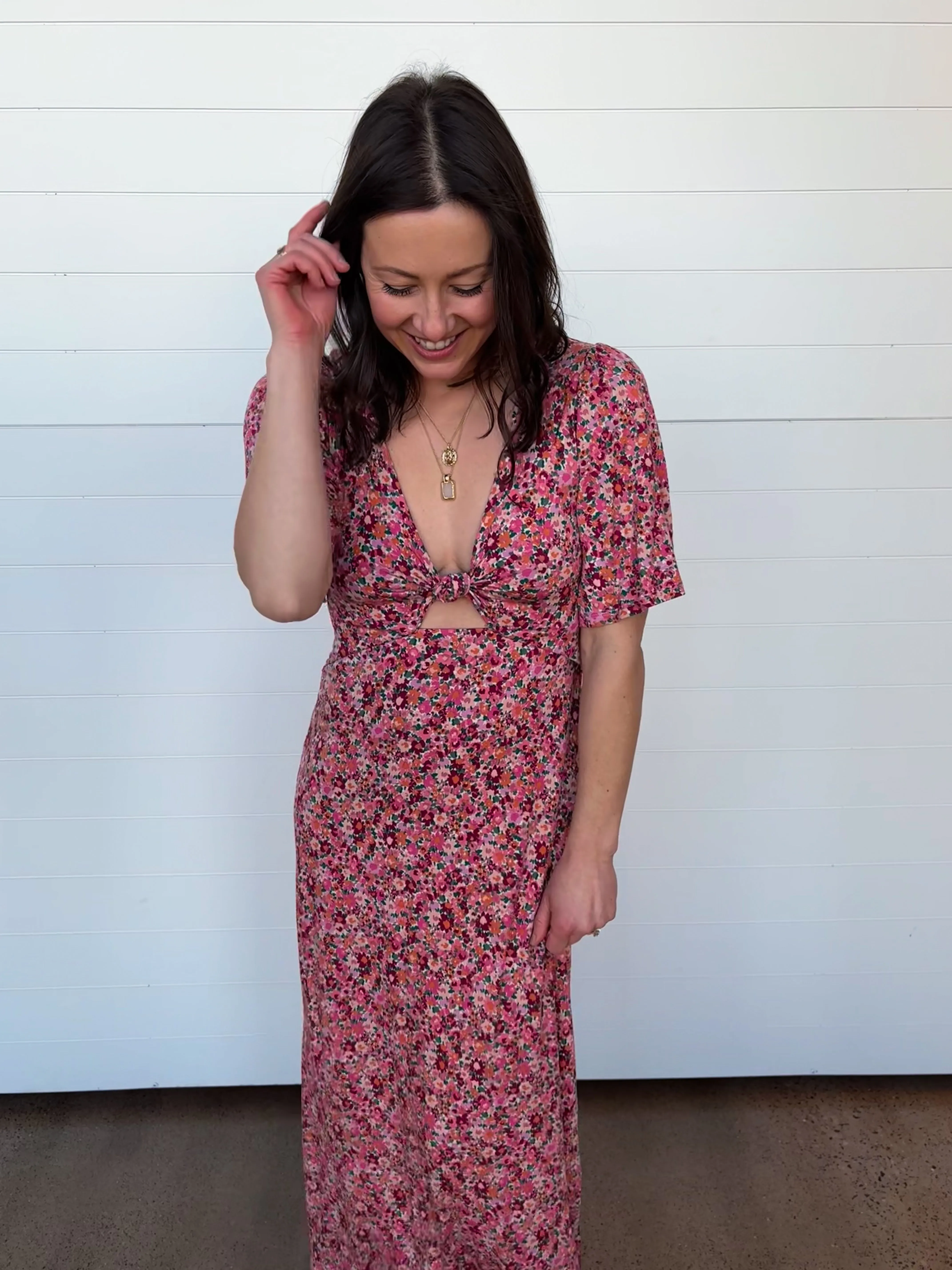 The Mavis Dulce Floral Midi Dress