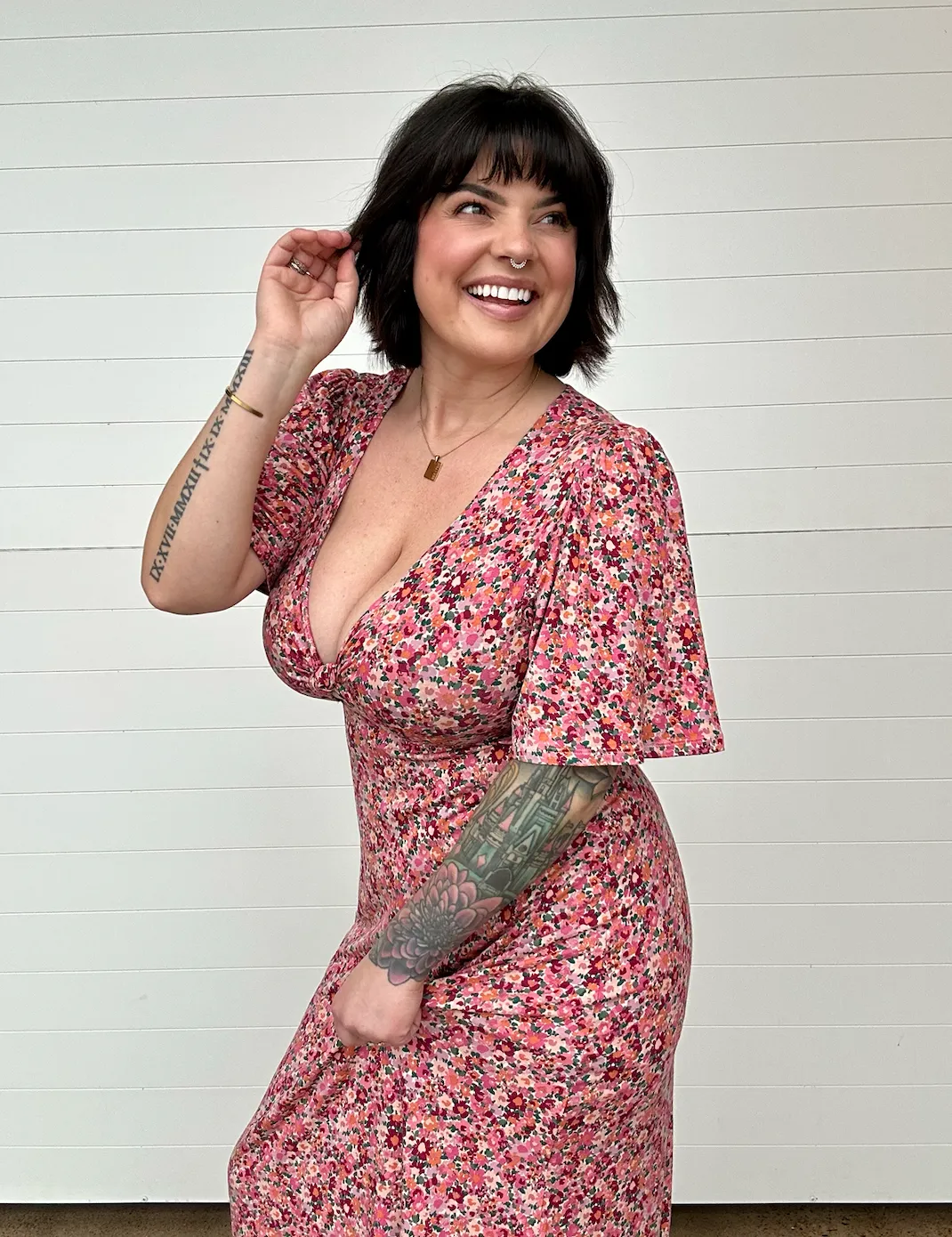 The Mavis Dulce Floral Midi Dress