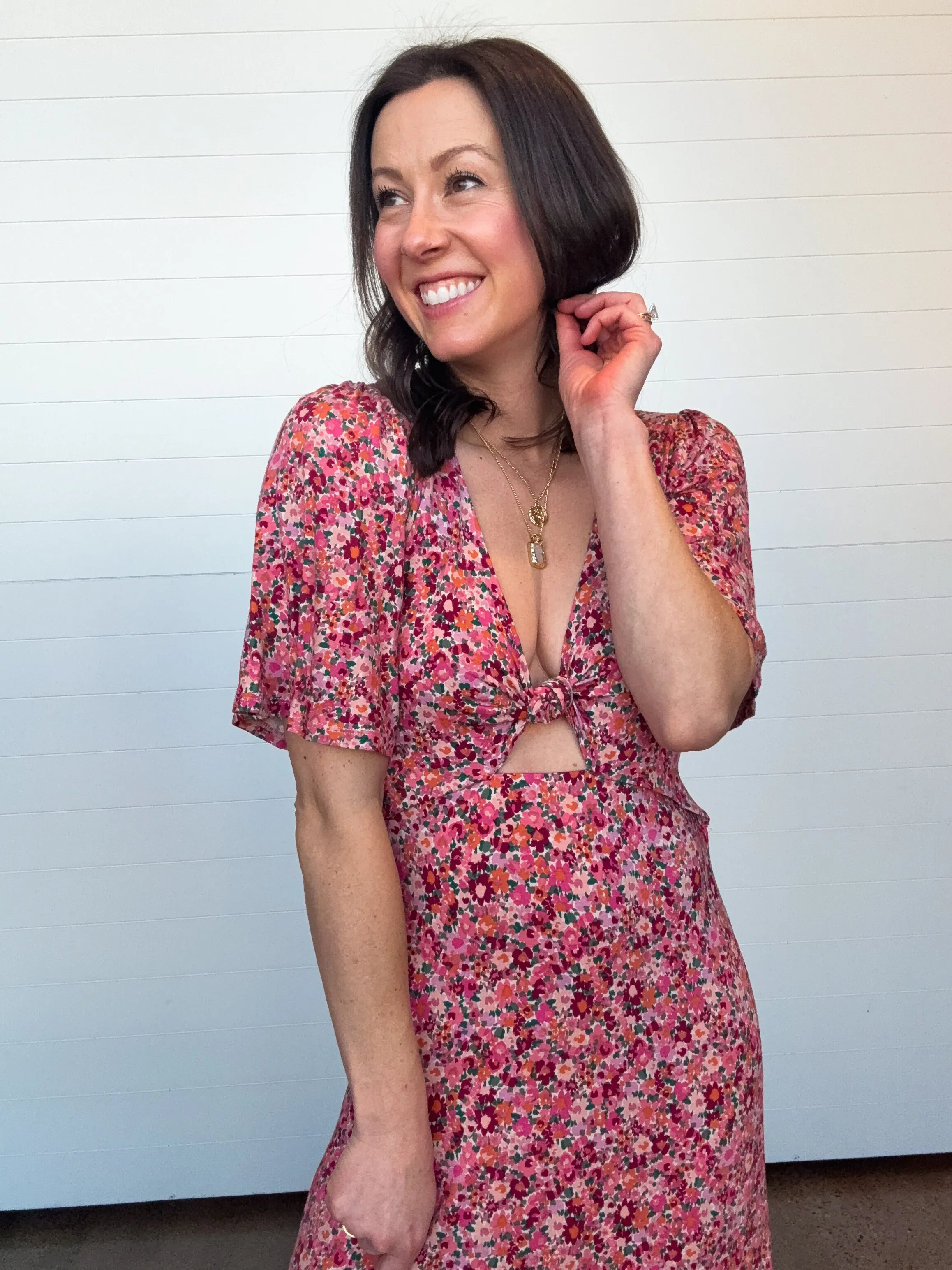 The Mavis Dulce Floral Midi Dress
