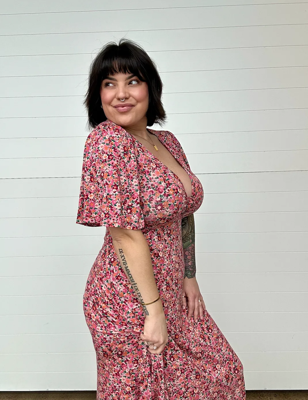 The Mavis Dulce Floral Midi Dress