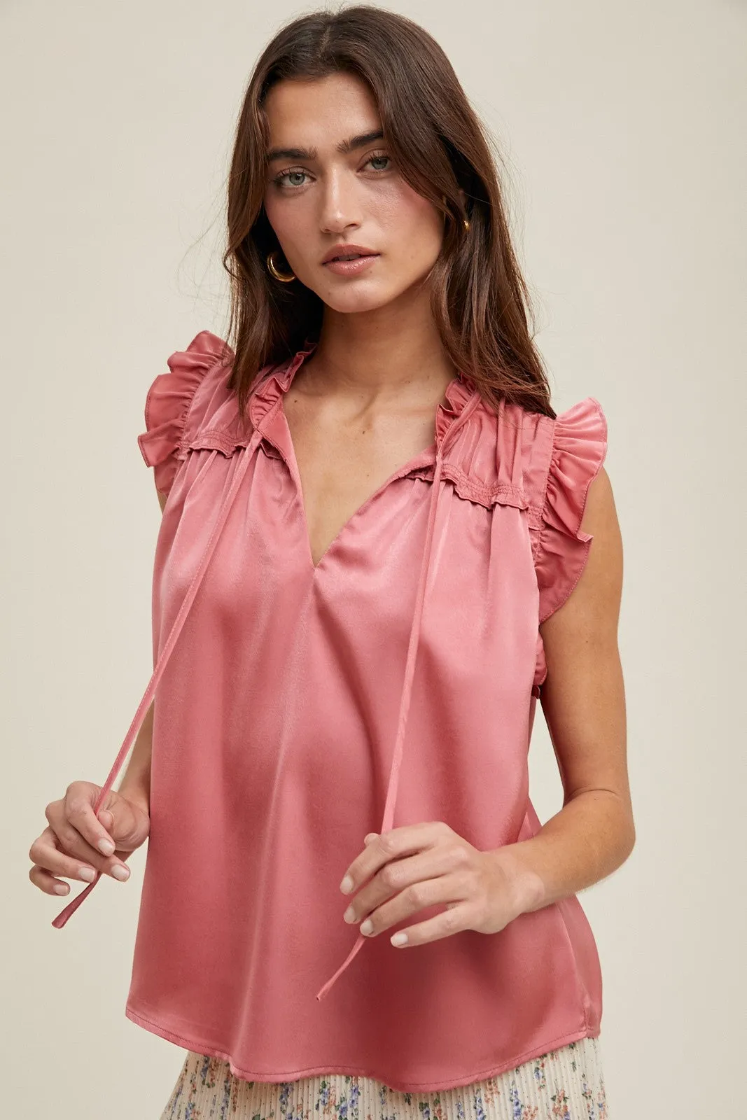 The Nina Ruffle Detail Blouse