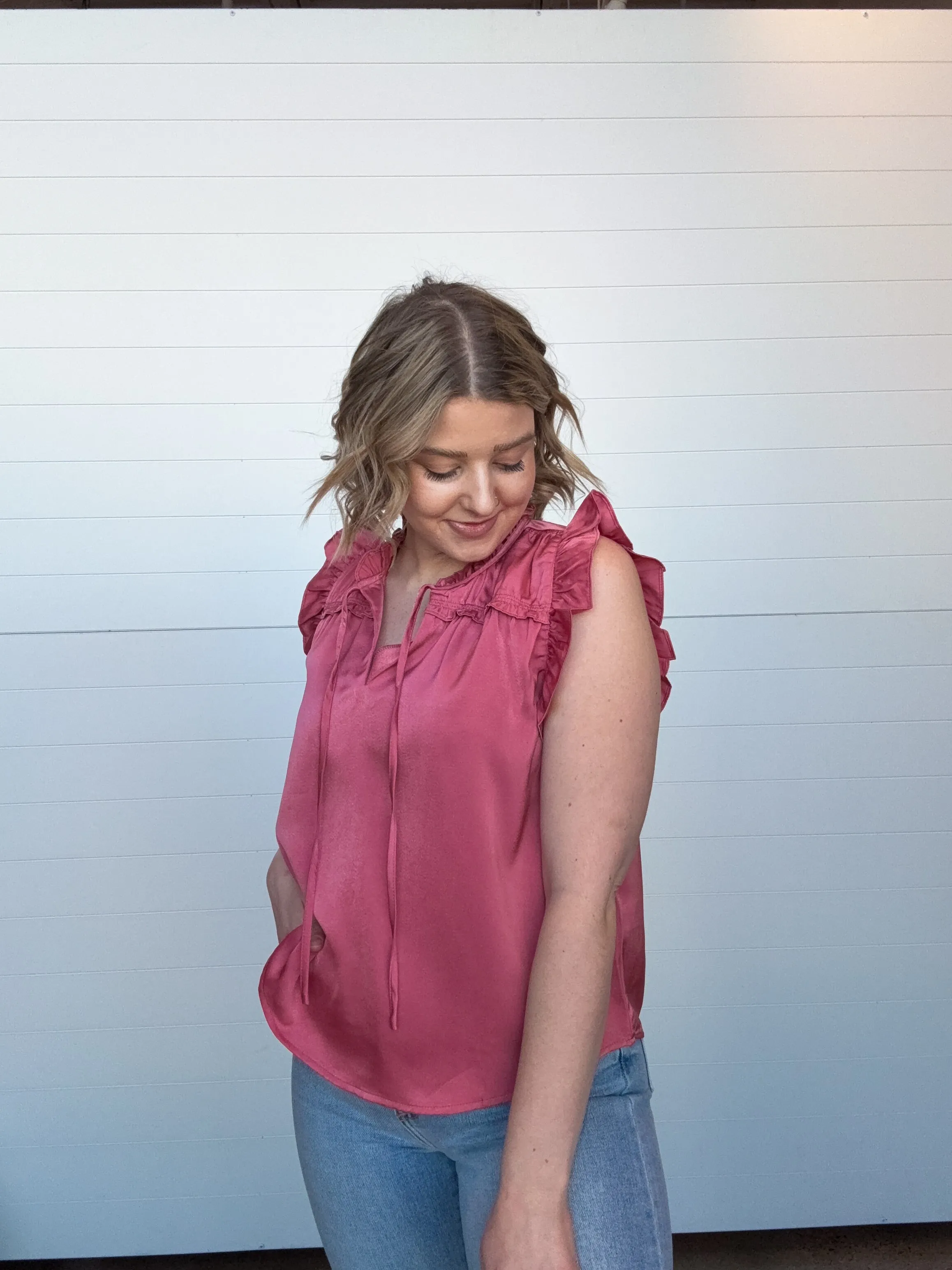 The Nina Ruffle Detail Blouse