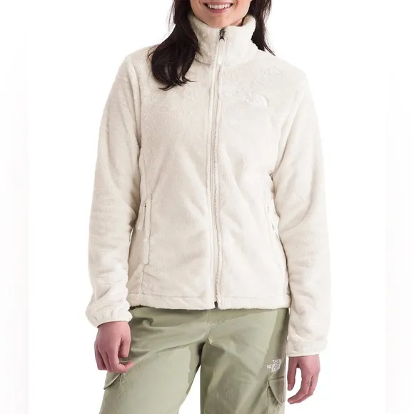 The North Face Women's Osito Jacket White Dune Size XL