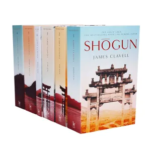 The Novels of Asian Saga Series 6 Books Collection Set By James Clavell(Shogun, Tai-Pan, Gai-Jin)