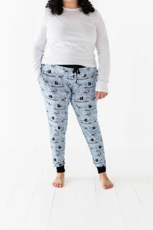 The Sleepy Sloth Mickey Mouse Steamboat Williie Print Women's Sleepy Pants Pajama Bottoms