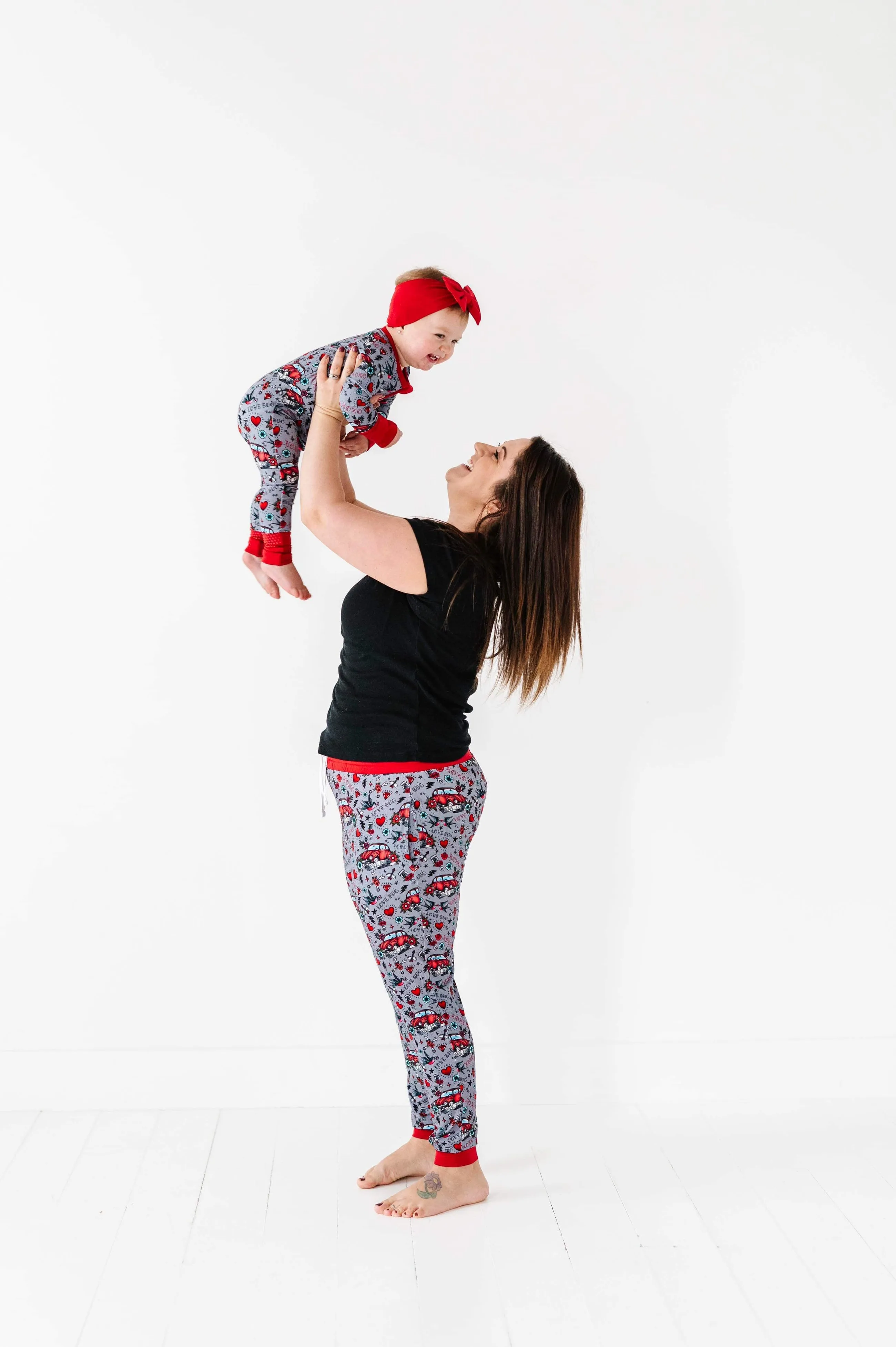 The Sleepy Sloth Valentine's Day Love Bug Print Women's Sleepy Pants Pajama Bottoms