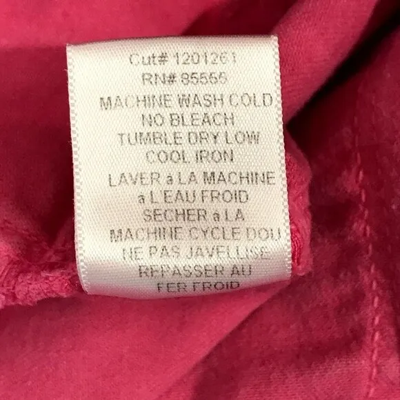 Three Dots Women's Hot Pink Jeans 29 Stretch Skinny Straight Leg Mid Rise