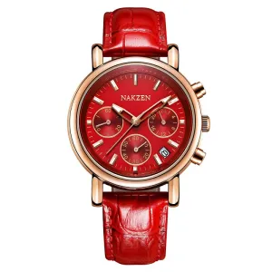 Three Eyes With Calendar Women's Watch