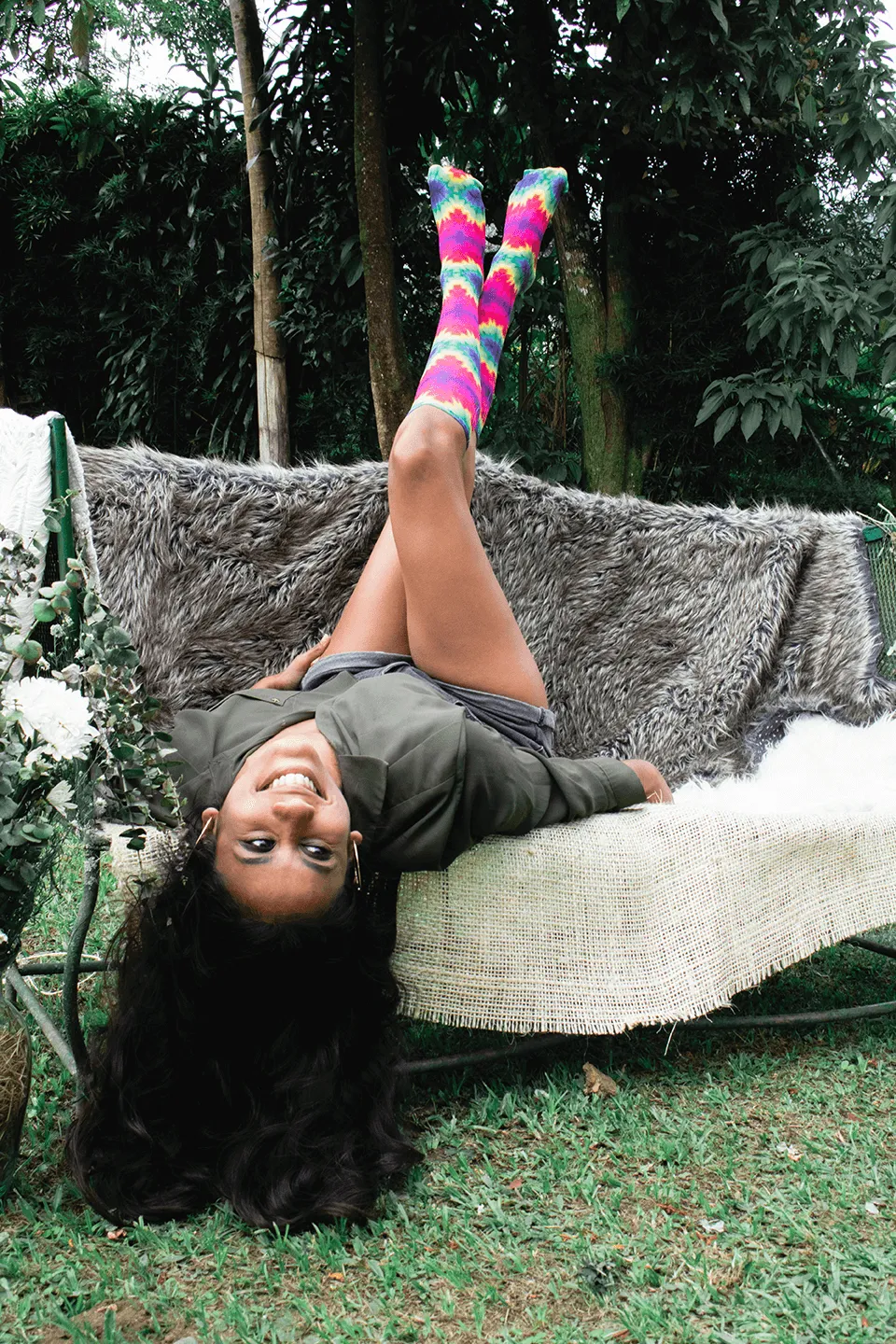 Tie Dye Knee Highs