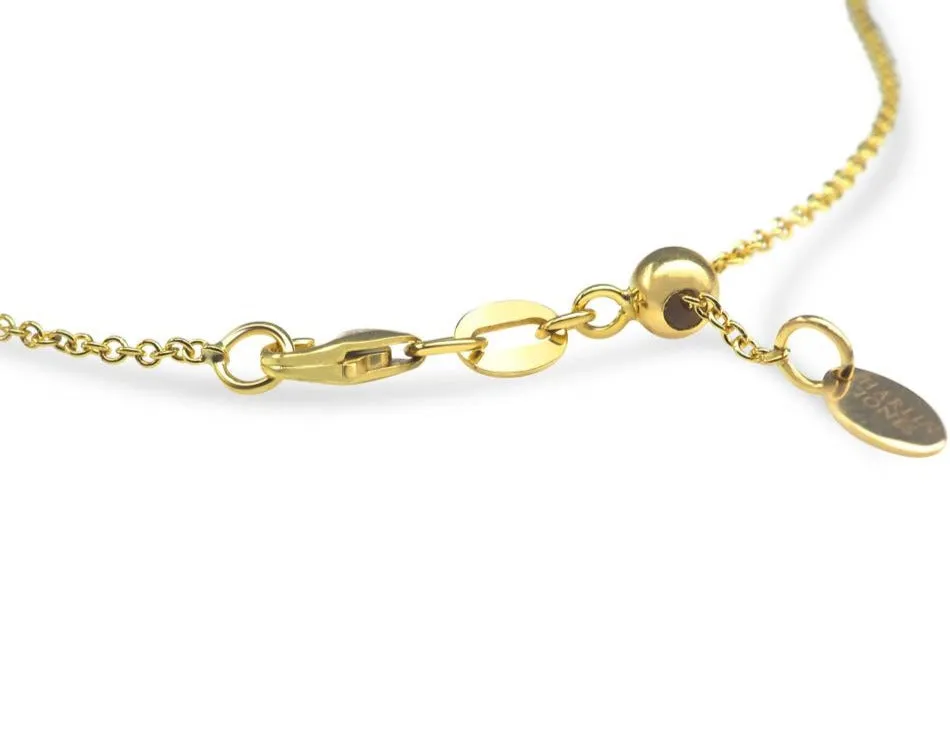 Tsavorite & Diamond Bird Necklace-Yellow Gold
