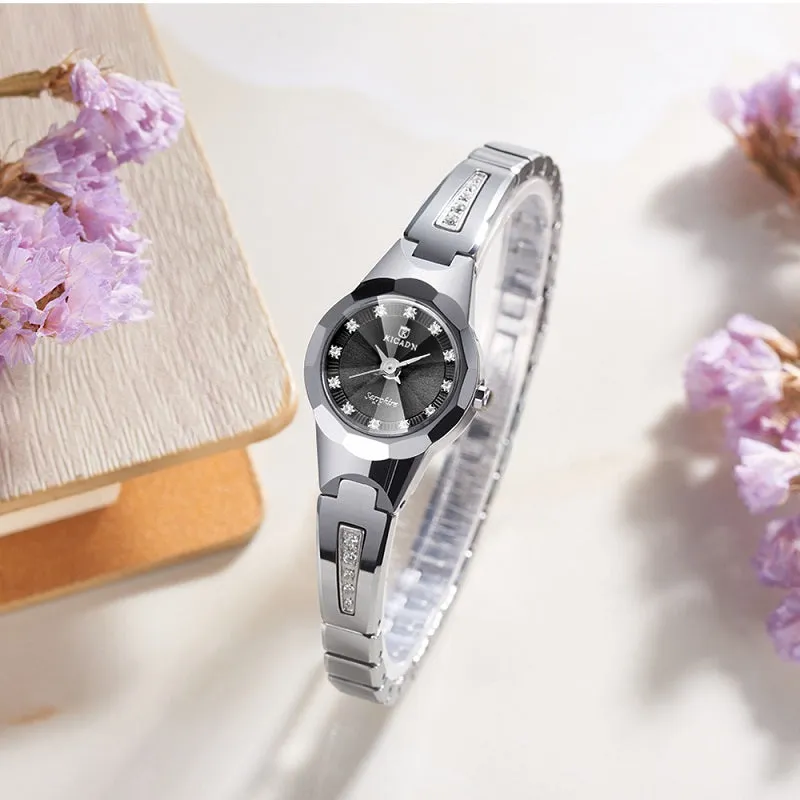 Tungsten Steel Strap Bracelet Women's Watch