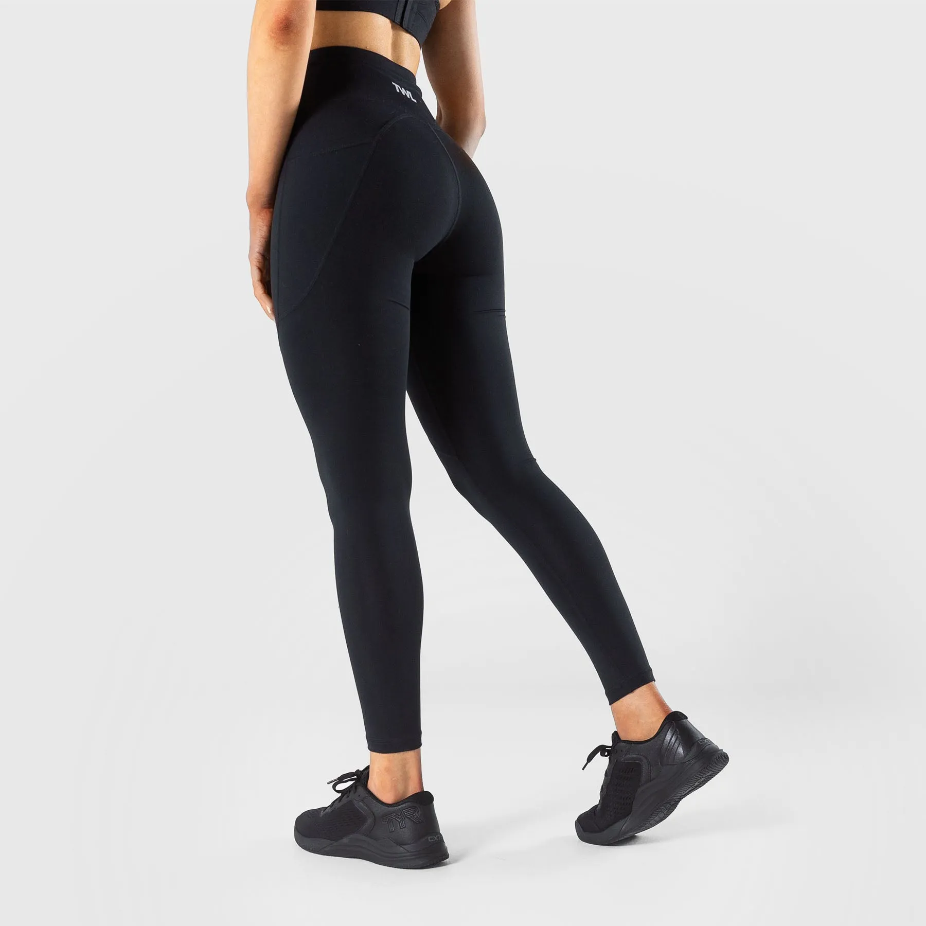 TWL - WOMEN'S ENERGY HIGH WAISTED FULL LENGTH TIGHTS - BLACK