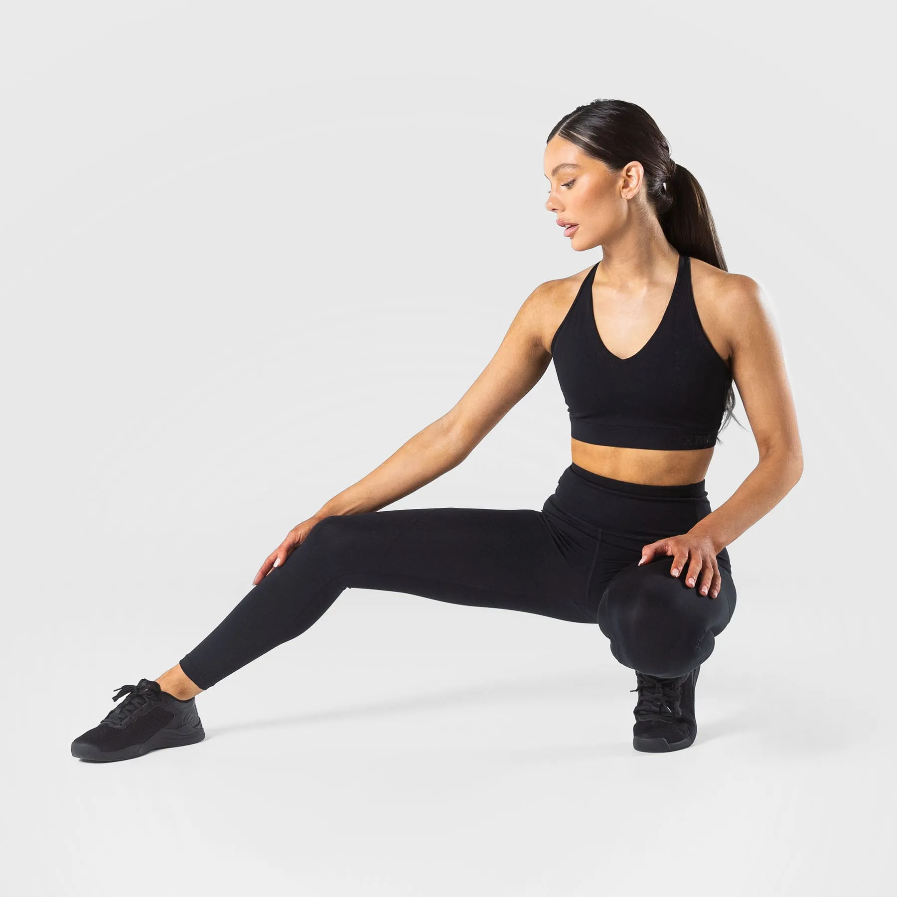 TWL - WOMEN'S ENERGY HIGH WAISTED FULL LENGTH TIGHTS - BLACK