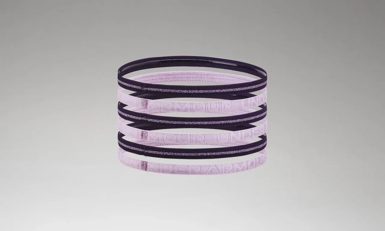 Under Armour Women's UA Heathered Mini Headbands - 6 Pack