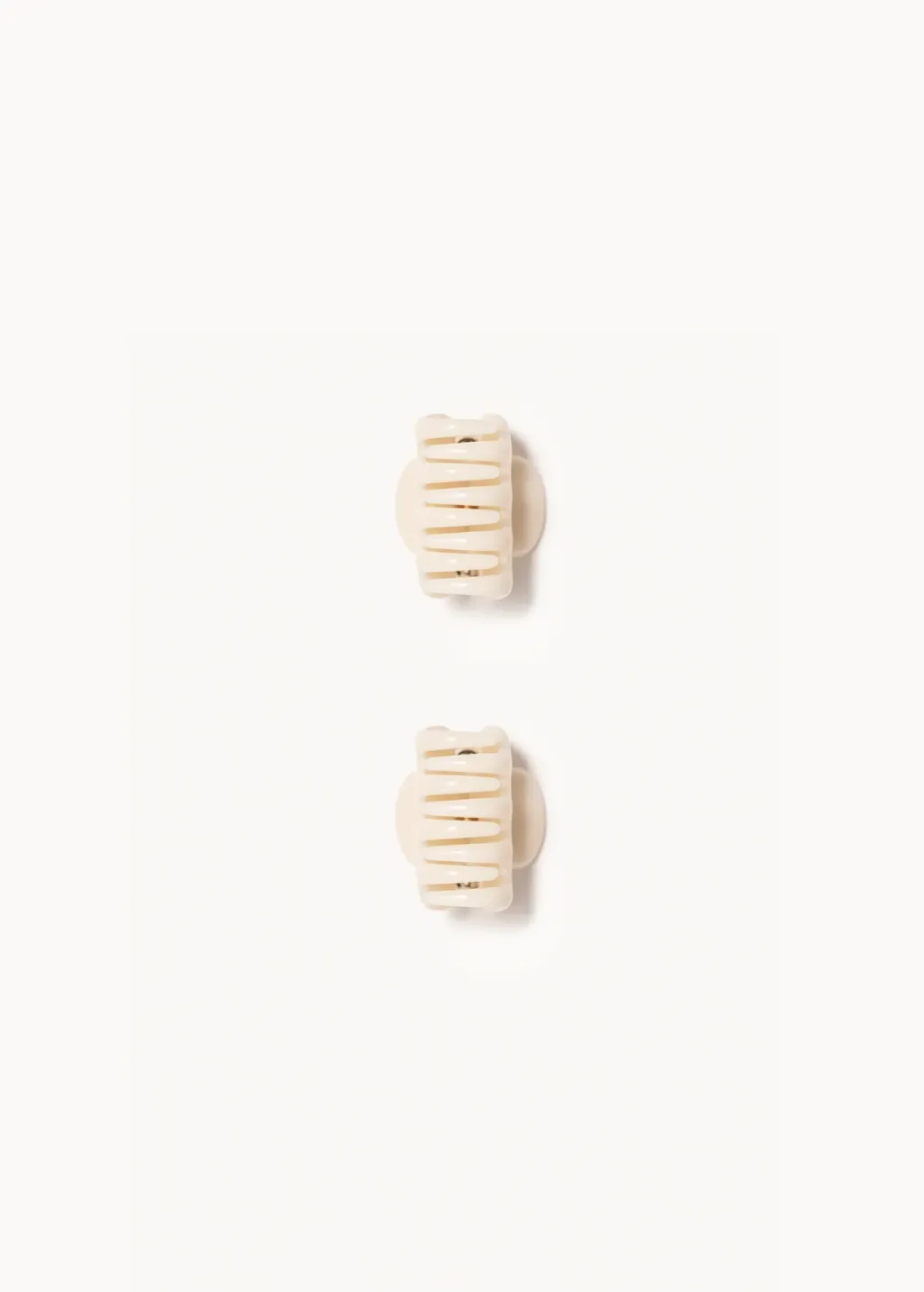 Undo Hairware No. 1 Claw Clip Set in Ivory
