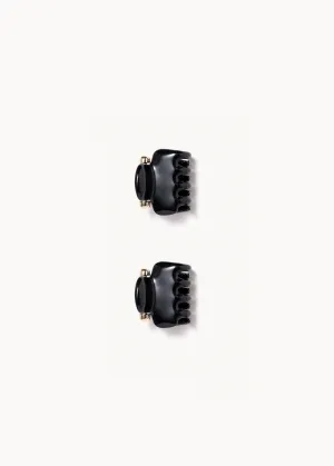 Undo Hairware No. 1 Claw Clip Set in Jet Black