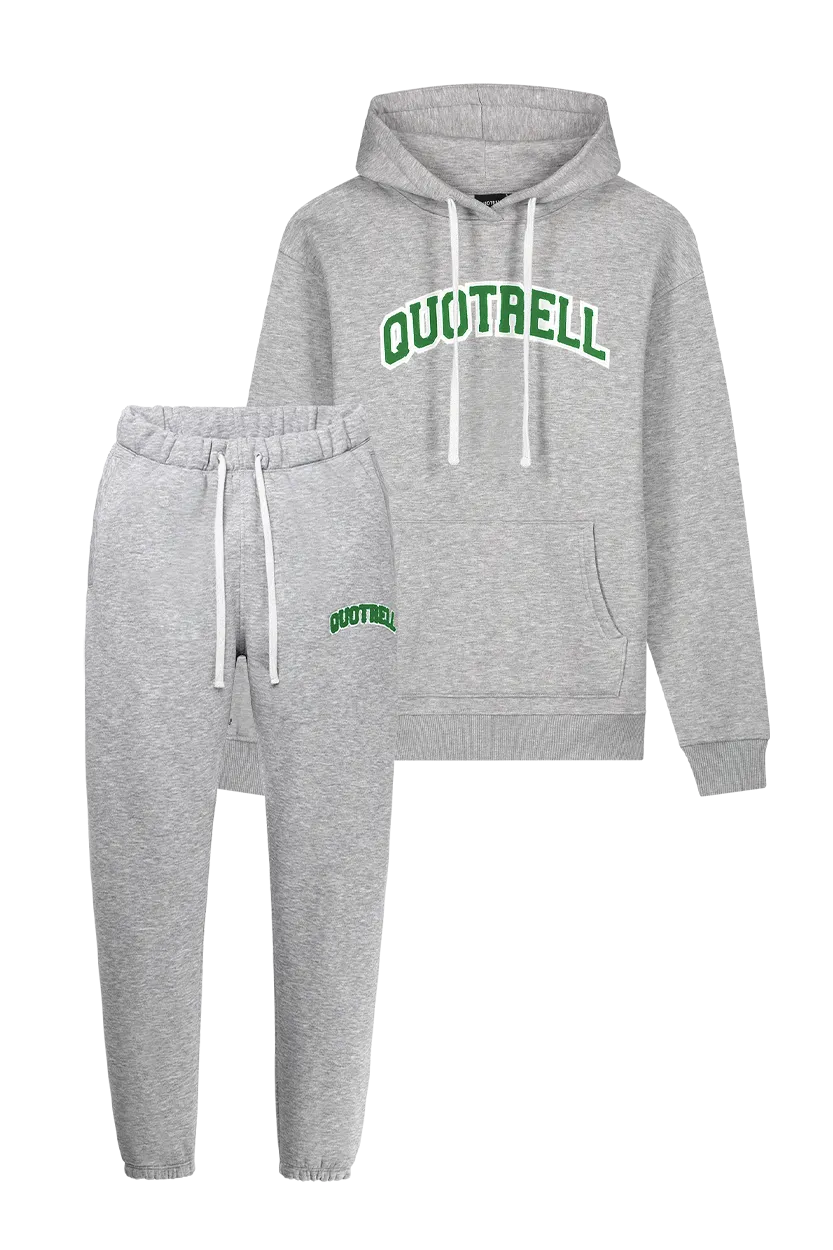 UNIVERSITY SET | MELANGE GREY/GREEN