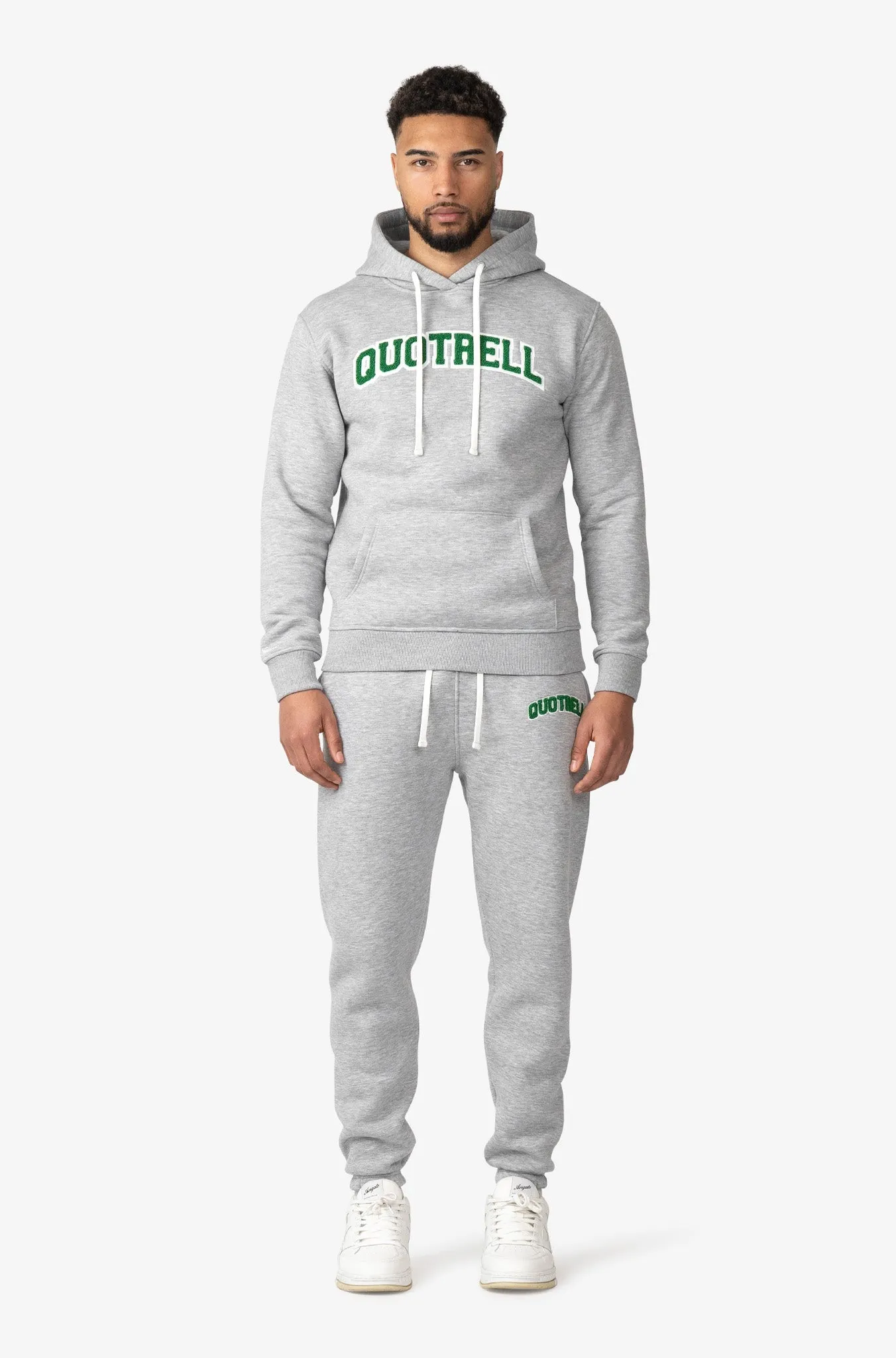 UNIVERSITY SET | MELANGE GREY/GREEN