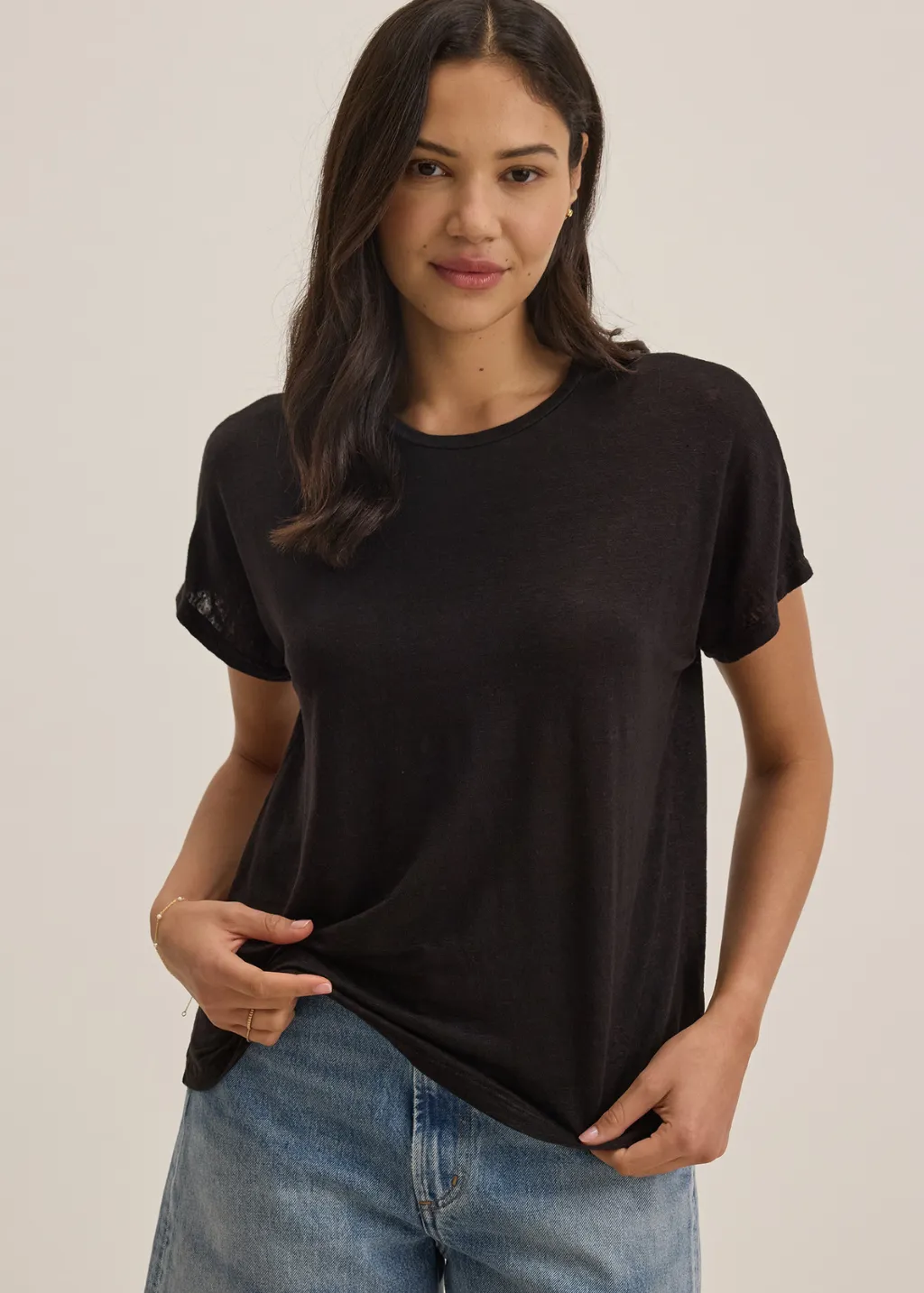 Velvet Jasmine Shirt in Black