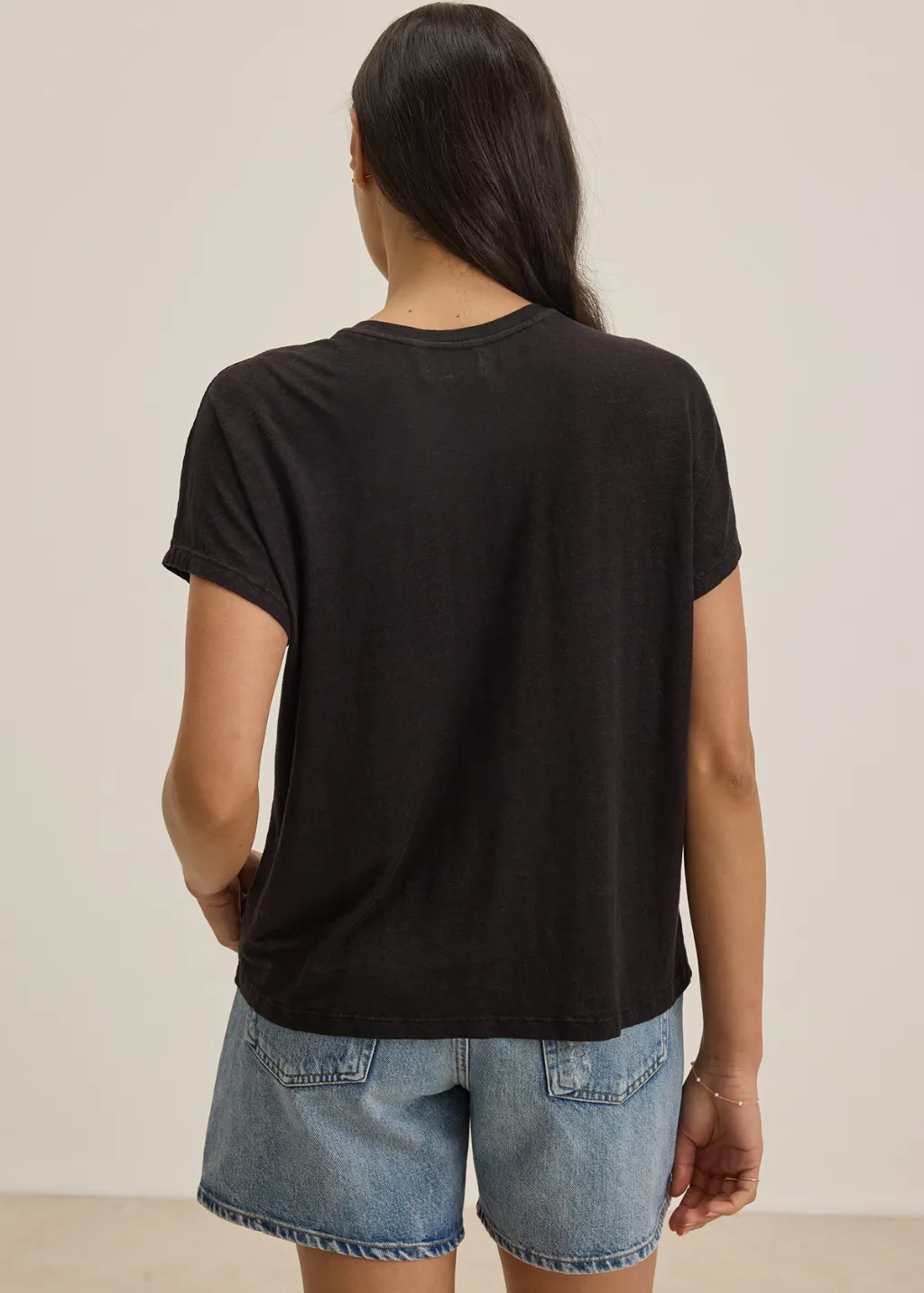 Velvet Jasmine Shirt in Black