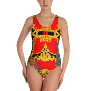 Verano Luxe Bikini Red, Gold and Black
