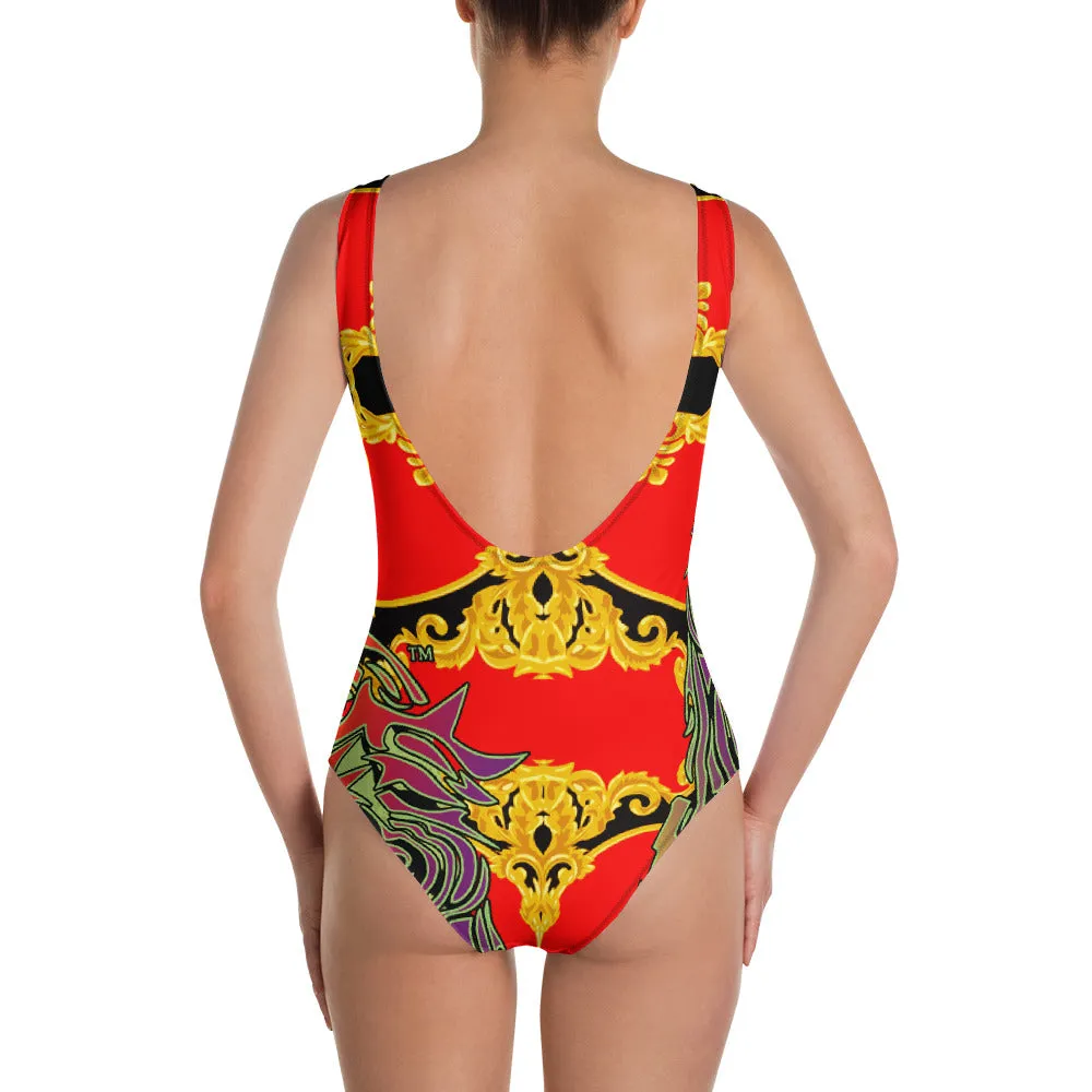Verano Luxe Bikini Red, Gold and Black