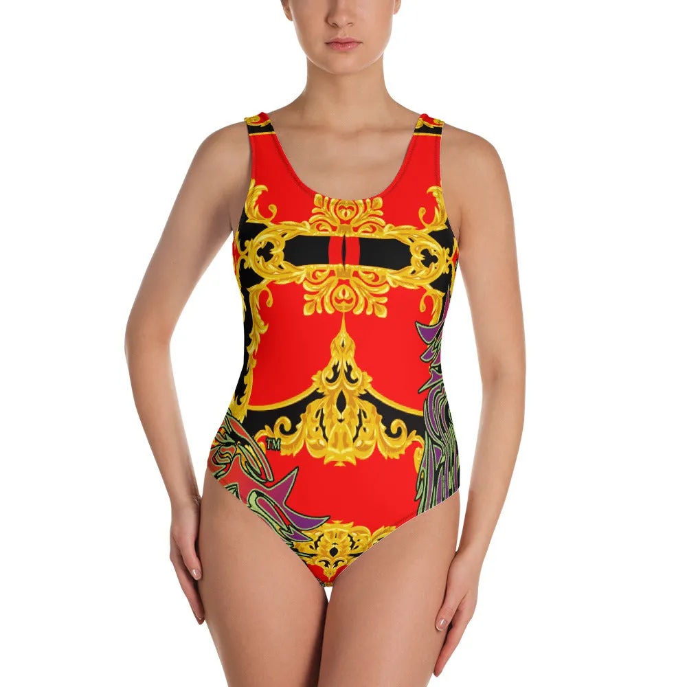 Verano Luxe Bikini Red, Gold and Black