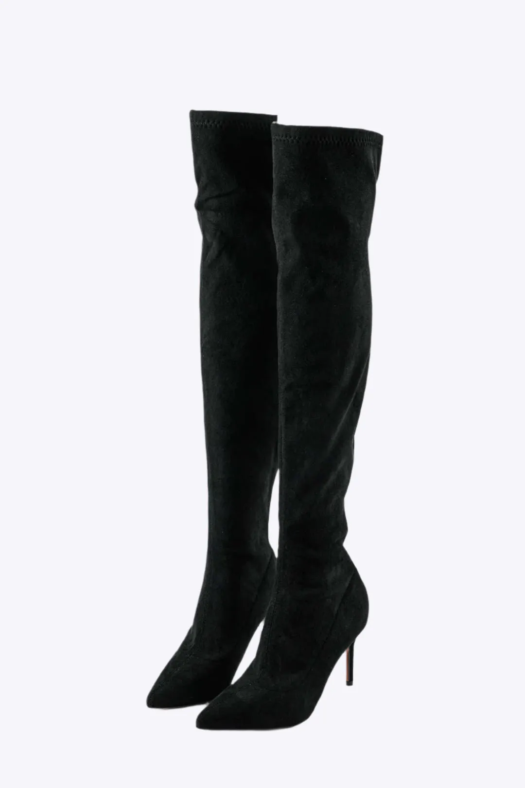Verity - Stylish Over the Knee Woman's Pointed Toe Boots