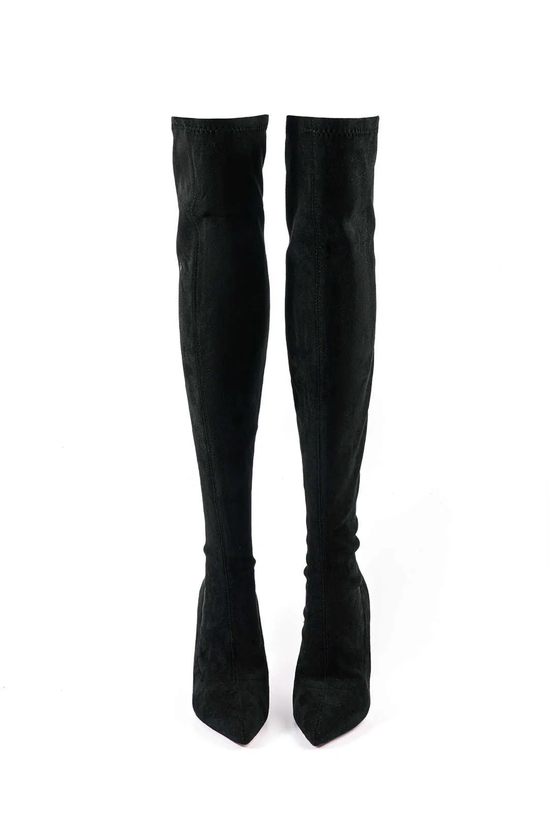 Verity - Stylish Over the Knee Woman's Pointed Toe Boots
