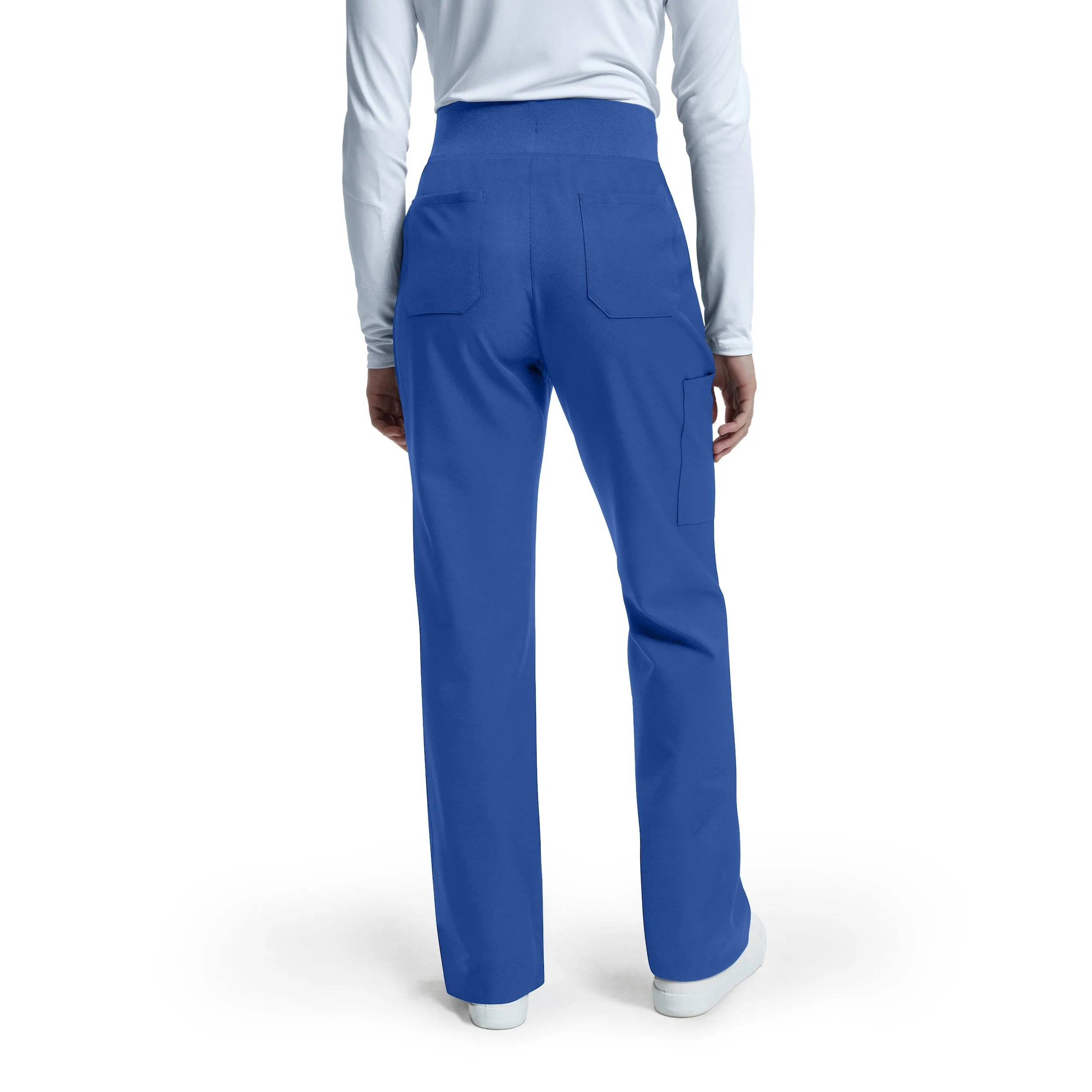 VIBE WB421 Women's Cargo Scrub Pants Royal