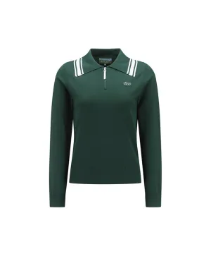 Vice Golf Atelier Women's Wide Collar Sweater - D/Green
