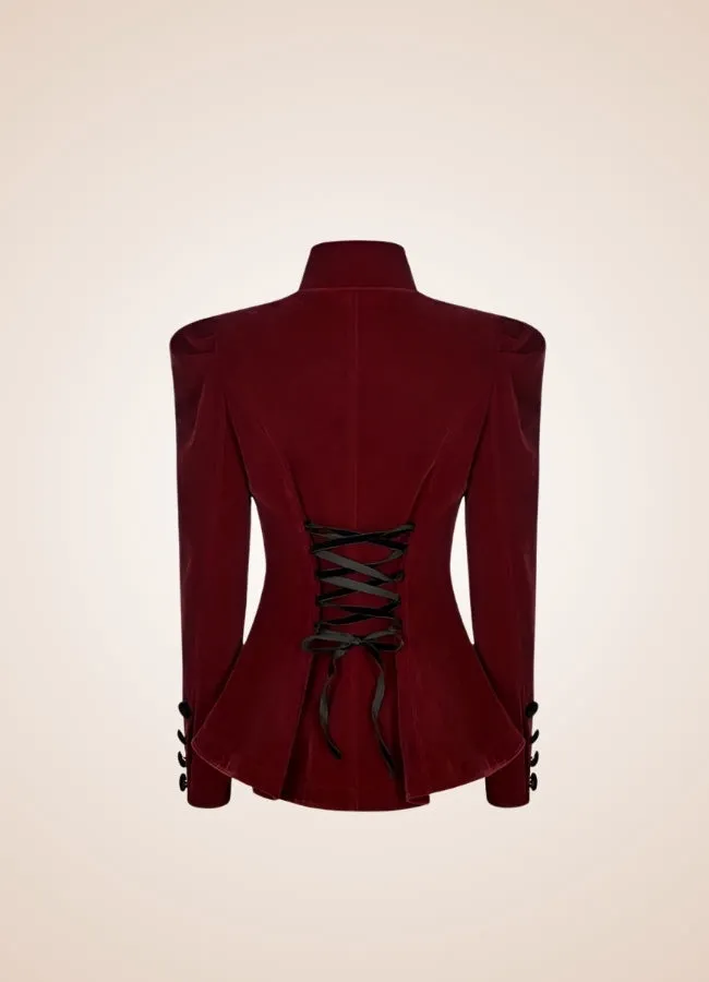 Victorian Burgundy Women's Jacket