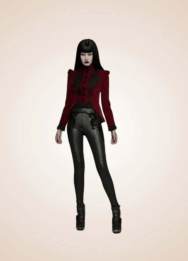 Victorian Burgundy Women's Jacket