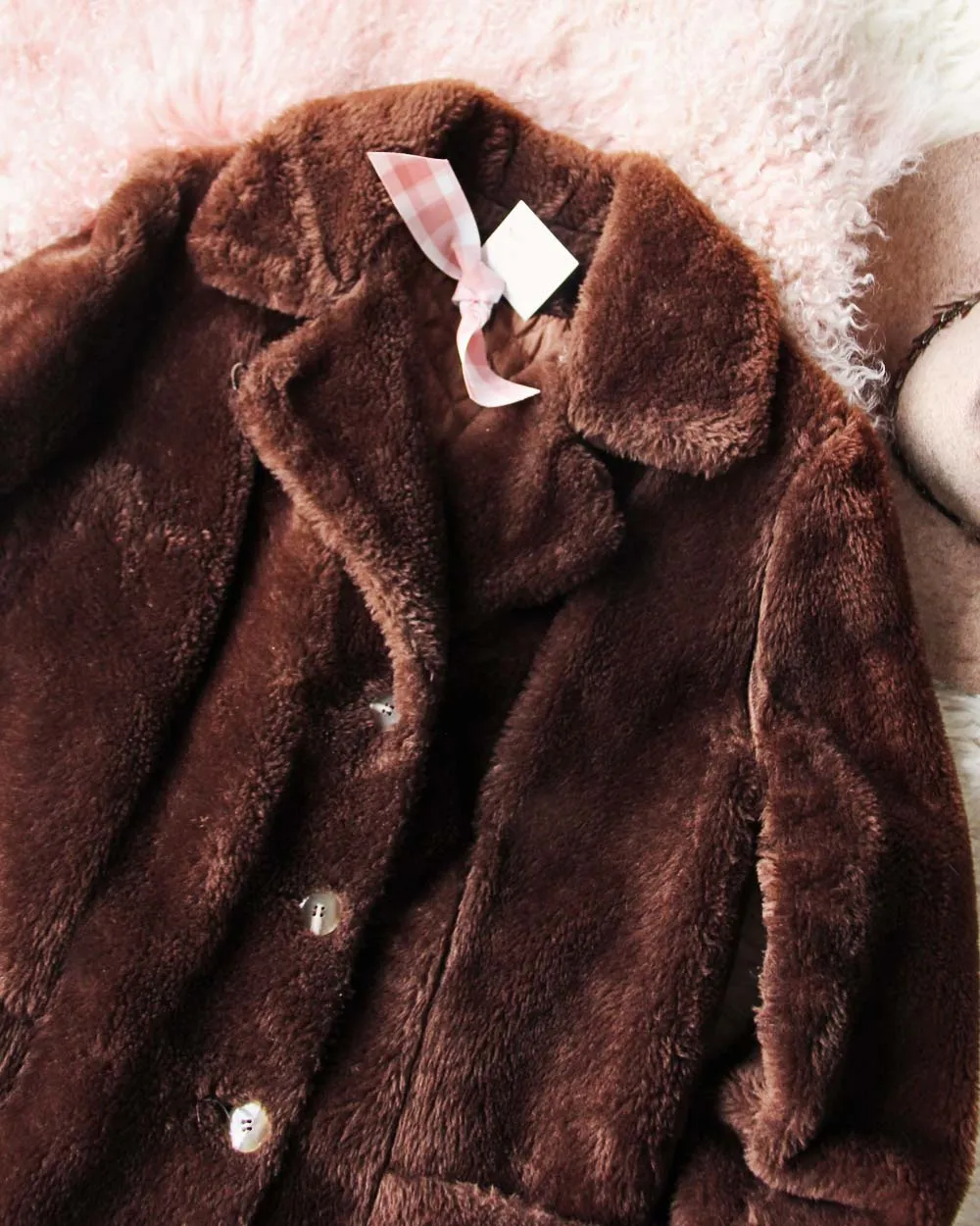 Vintage Bear Cabin Coat