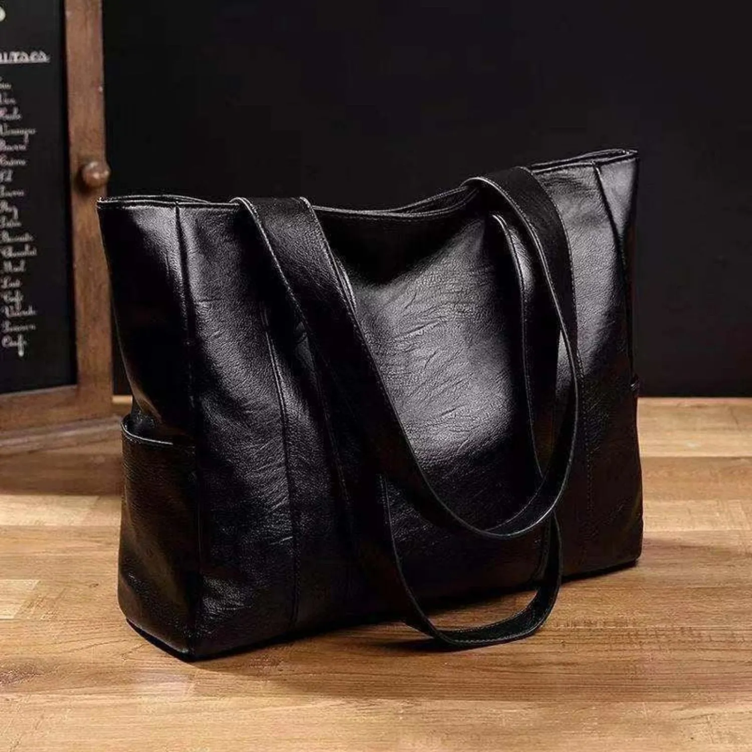 Vintage Luxe™ | Women's Leather Shoulder Bag | Large Capacity, Classic Design, Everyday Tote