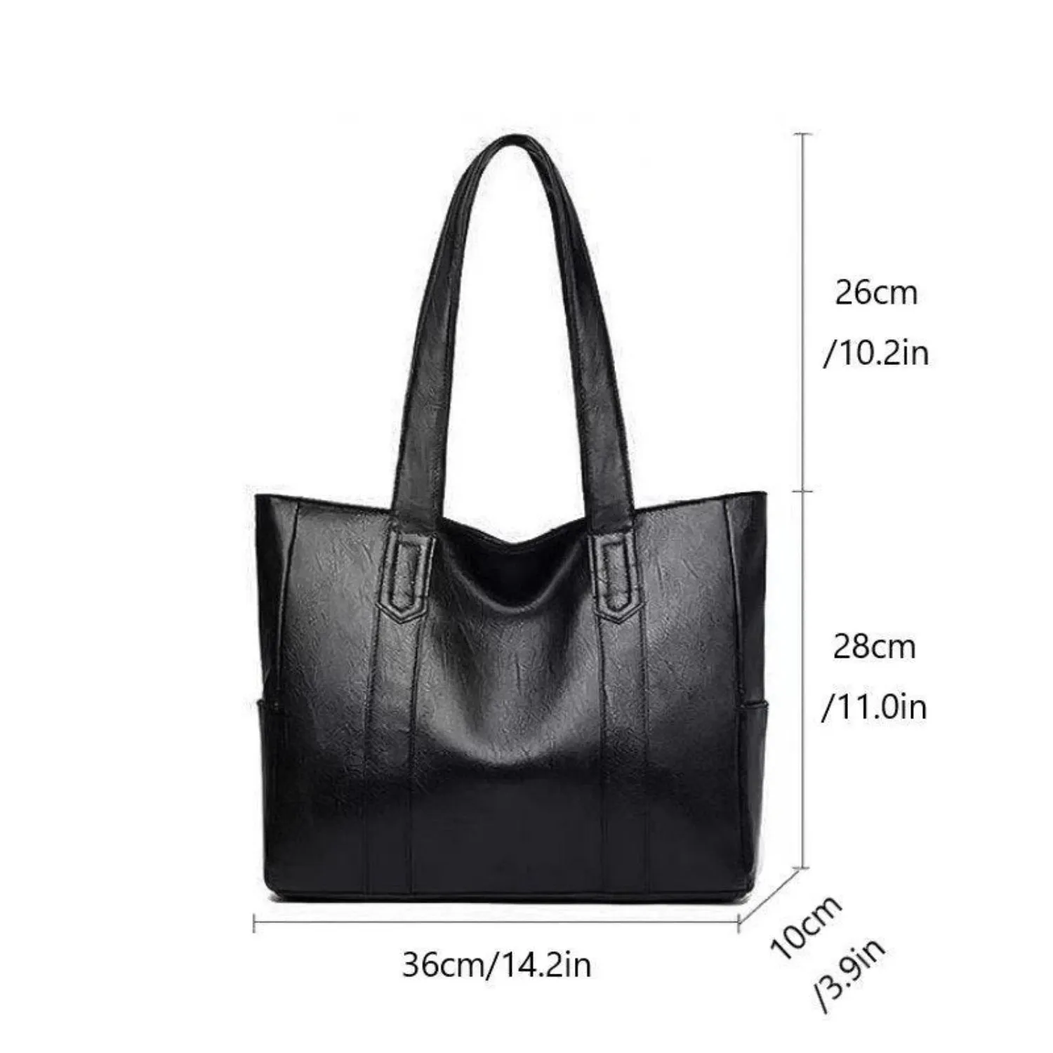 Vintage Luxe™ | Women's Leather Shoulder Bag | Large Capacity, Classic Design, Everyday Tote