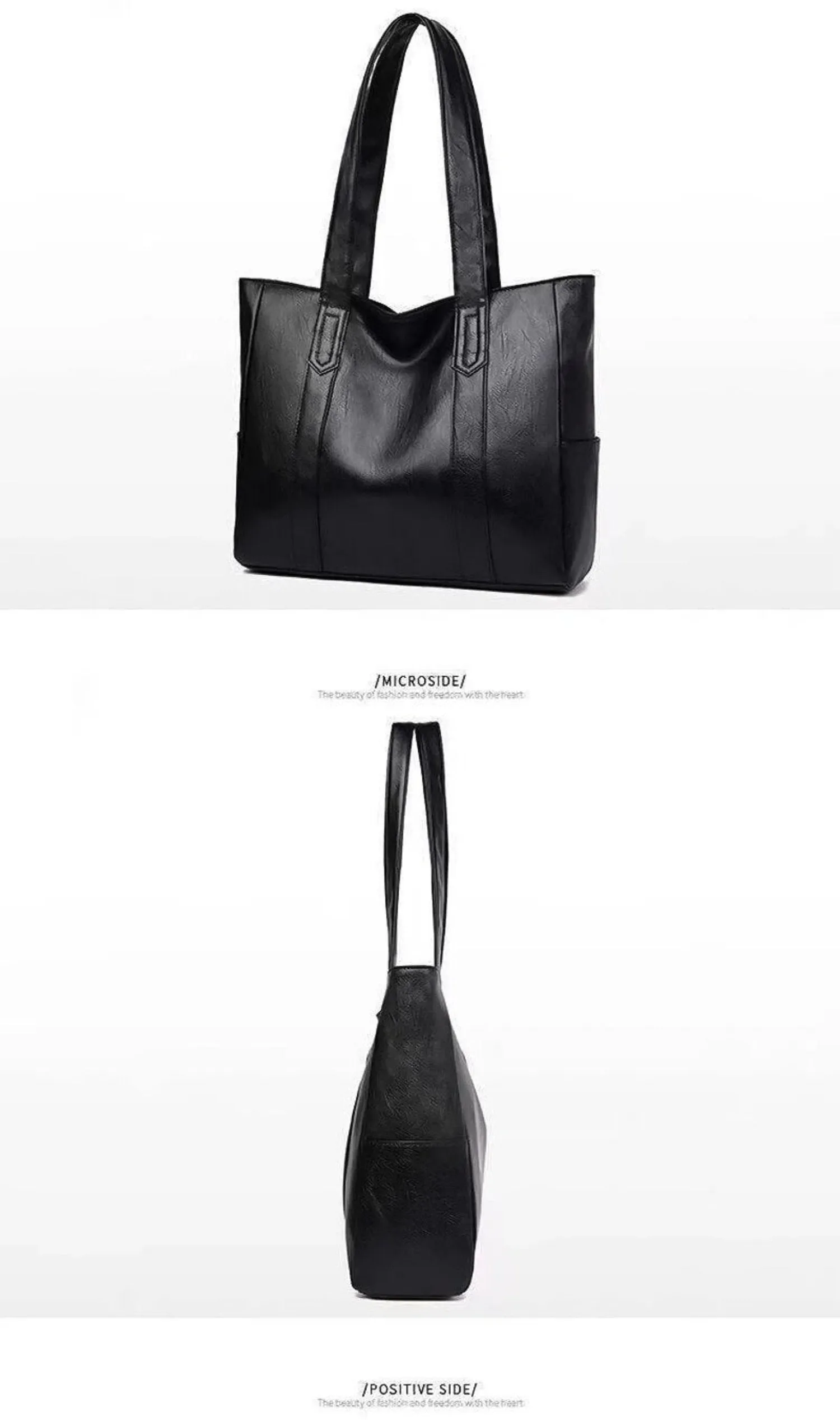 Vintage Luxe™ | Women's Leather Shoulder Bag | Large Capacity, Classic Design, Everyday Tote