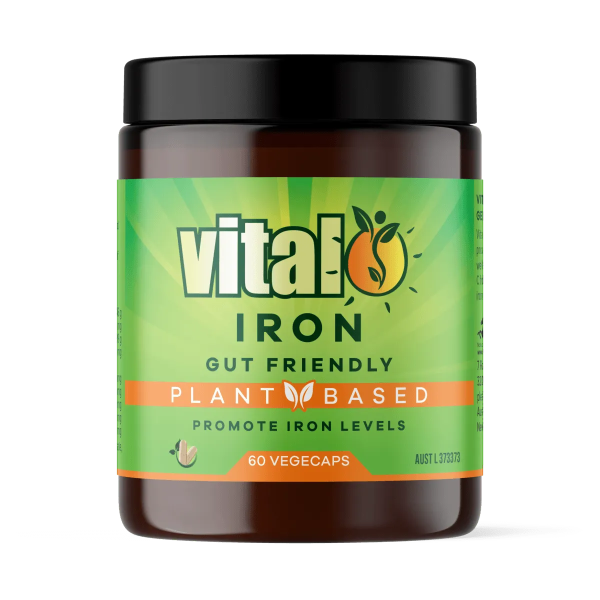 VITAL Iron Plant Based 60 Vegecaps
