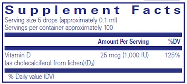 Vitamin D3 (Vegan) Liquid