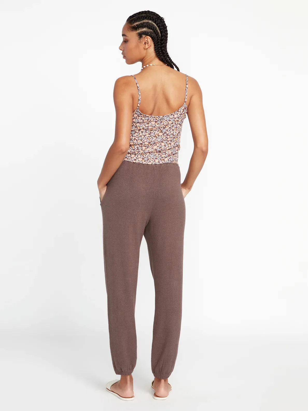 Volcom Womens Lived in Lounge Fleece Pants
