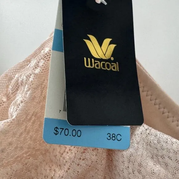 Wacoal Women's Rose Dust Back Appeal Underwire Bra, Up to H Cup Size 38C NWT