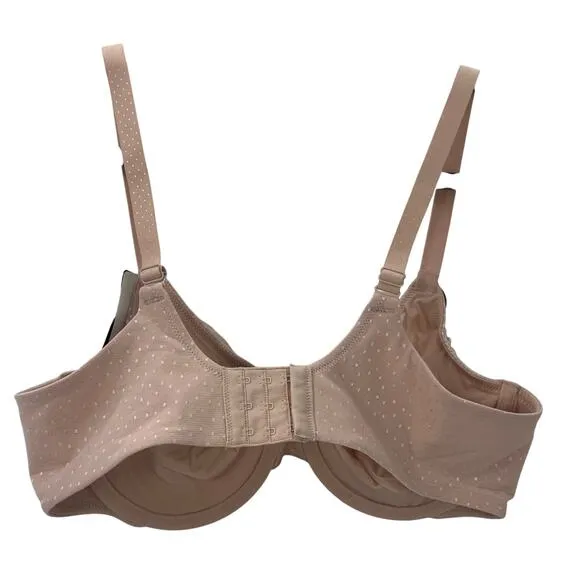 Wacoal Women's Rose Dust Back Appeal Underwire Bra, Up to H Cup Size 38C NWT