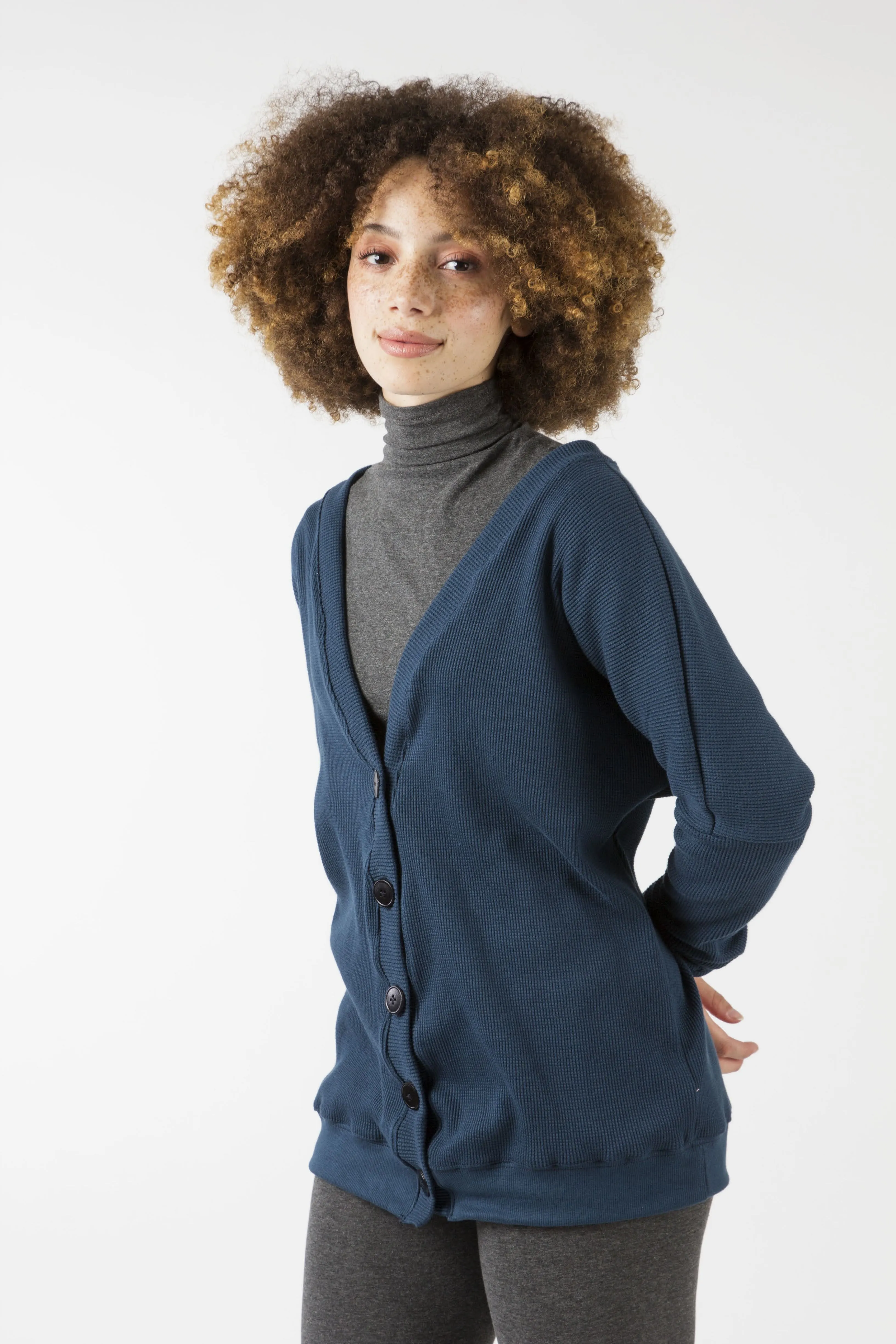 Waffle Cardigan - Various Colors