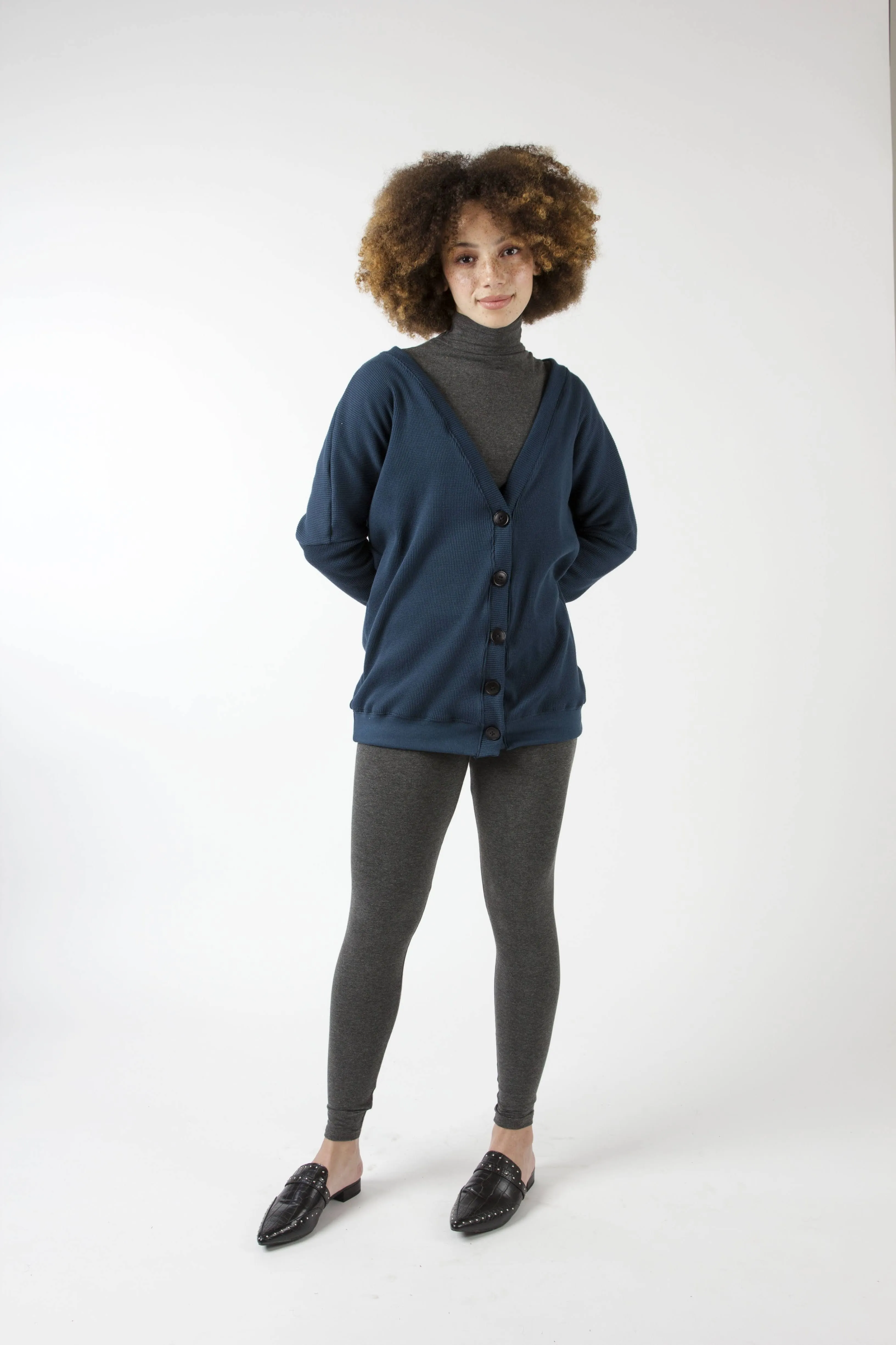 Waffle Cardigan - Various Colors