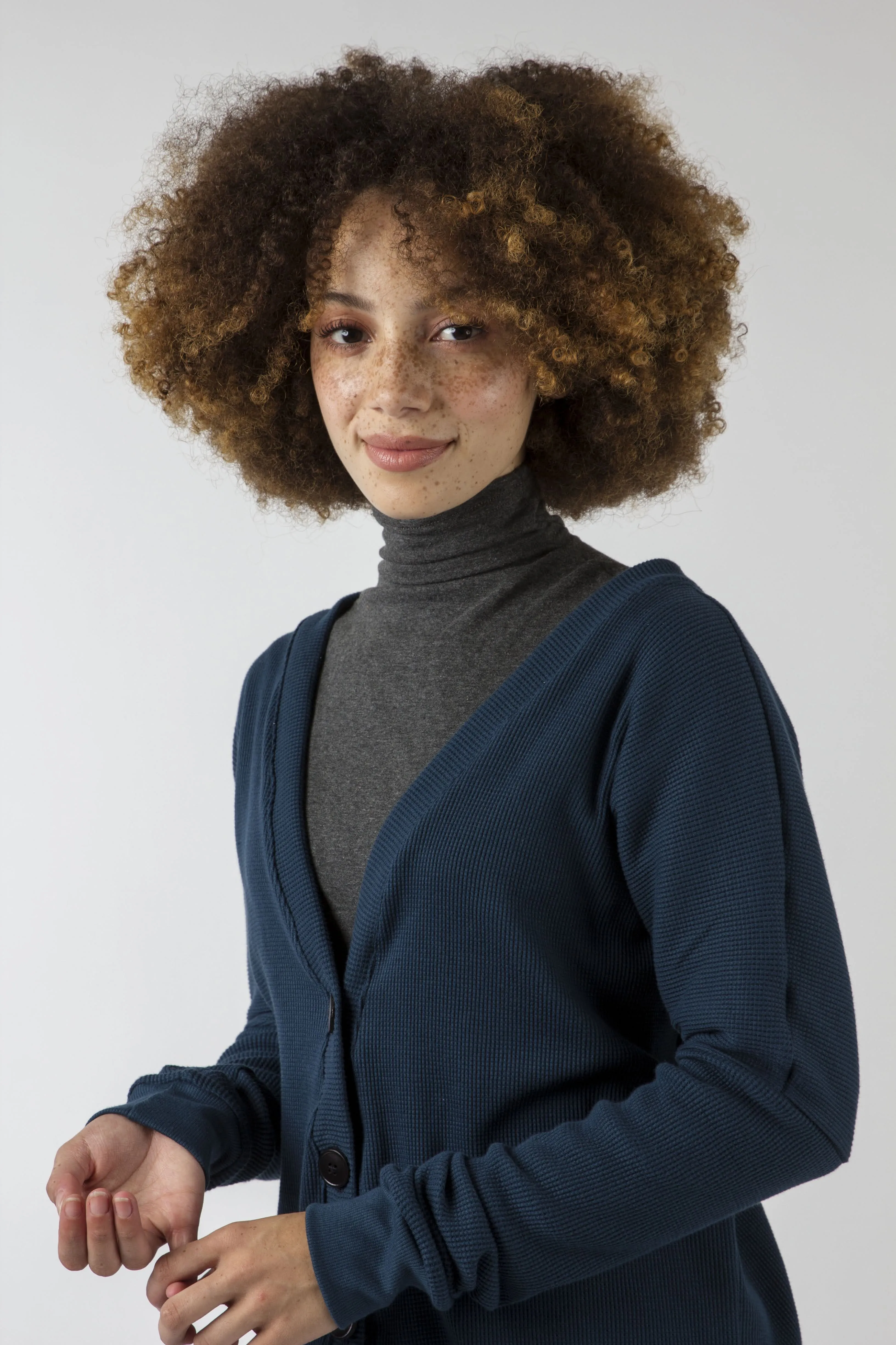 Waffle Cardigan - Various Colors