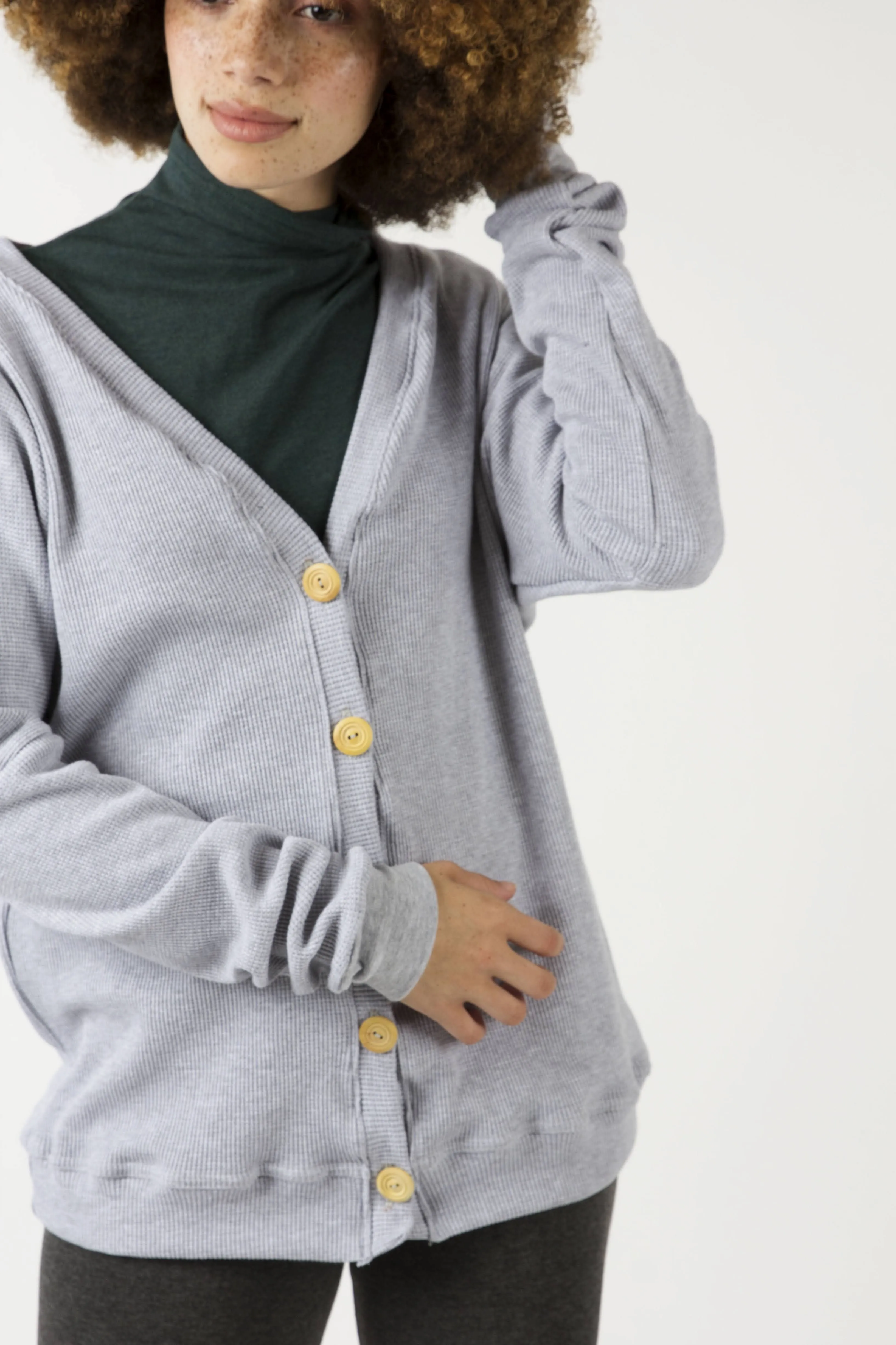 Waffle Cardigan - Various Colors